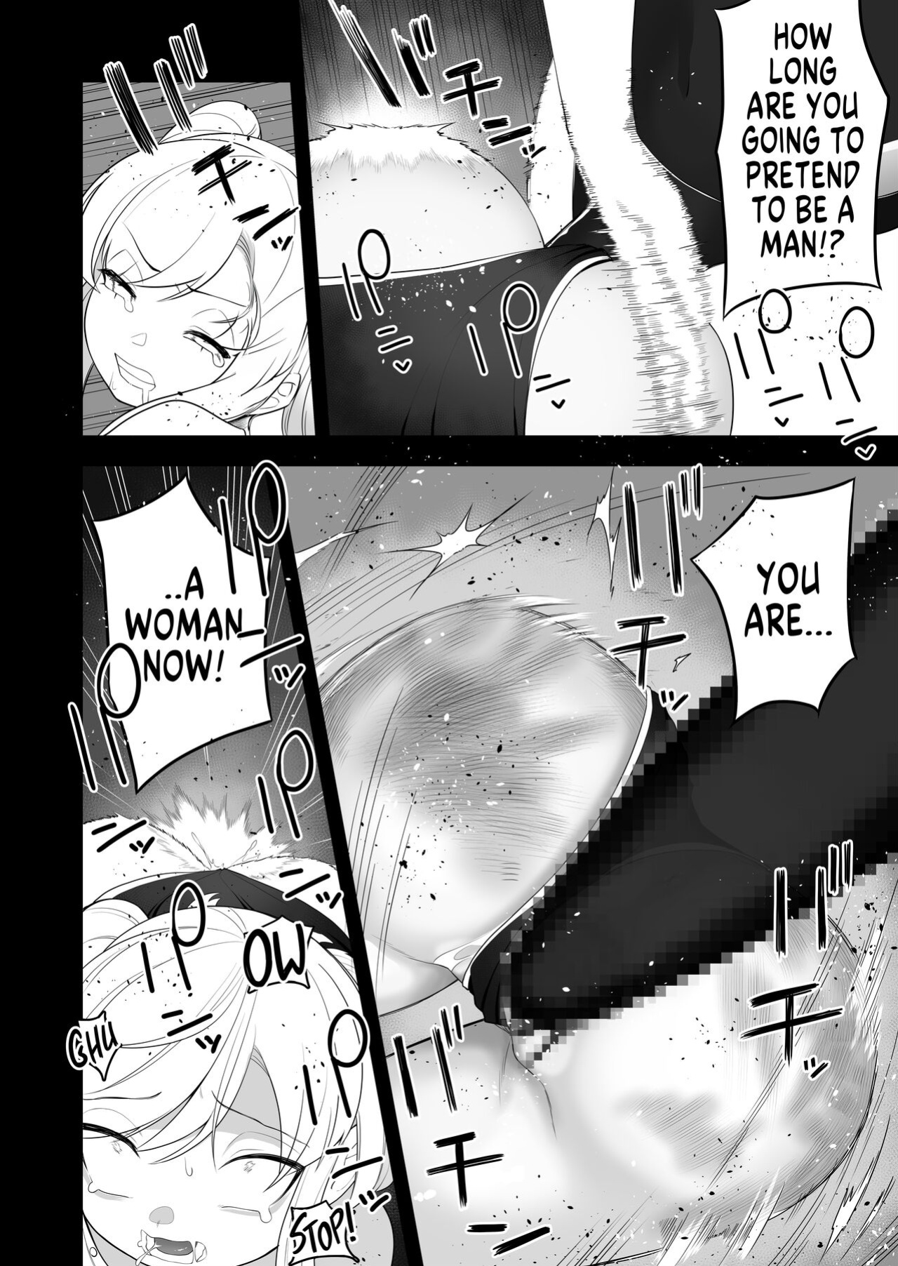 [Amuai Okashi Seisakusho (Ochita Ato Daisuki Samurai, Ahoge Kinoko)] Kyousei Gimukyouiku! TS Ecchi na Onnanoko Kunrenkou! | Correction and Duty Education! Training School for Lewd TS Girls! [GTF]