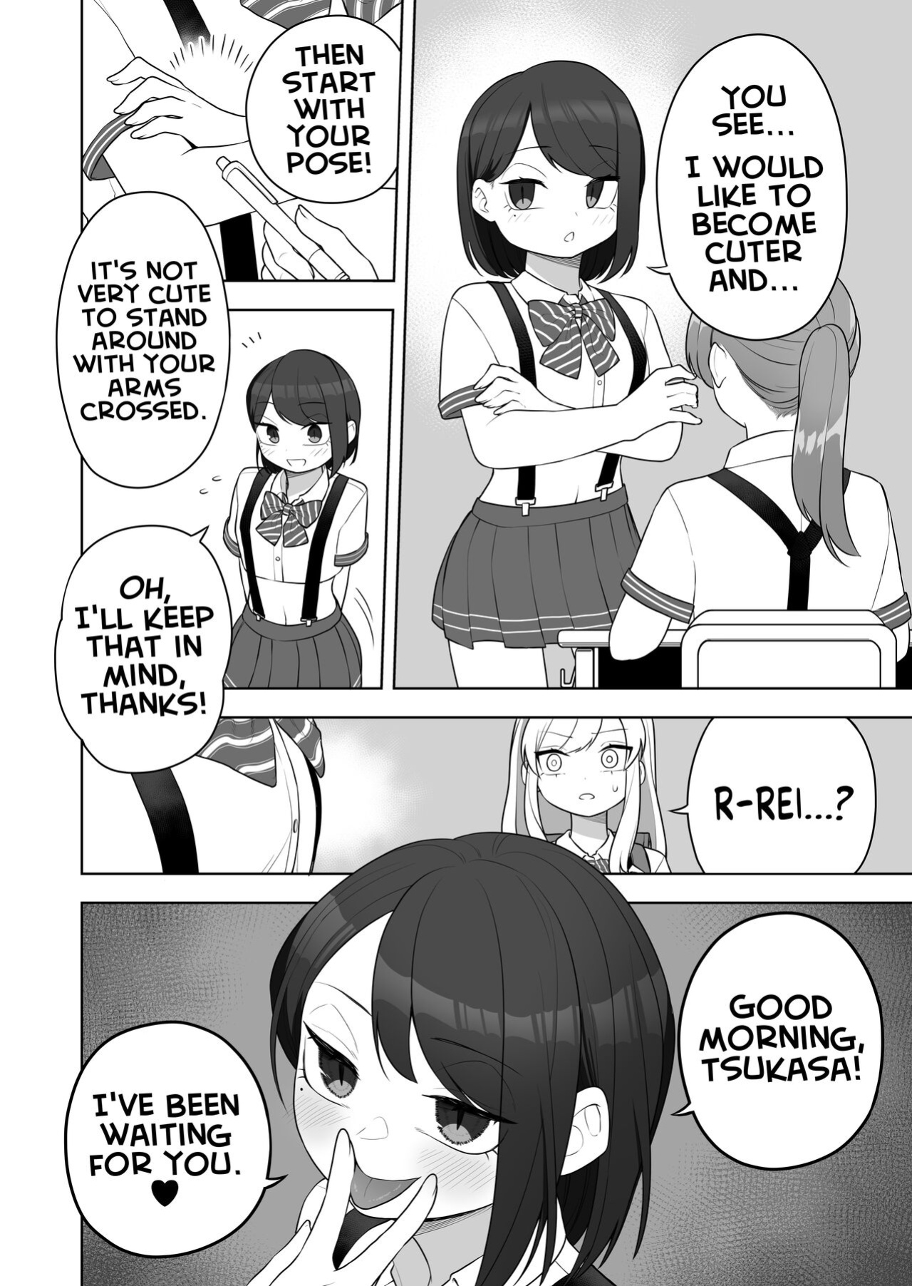 [Amuai Okashi Seisakusho (Ochita Ato Daisuki Samurai, Ahoge Kinoko)] Kyousei Gimukyouiku! TS Ecchi na Onnanoko Kunrenkou! | Correction and Duty Education! Training School for Lewd TS Girls! [GTF]