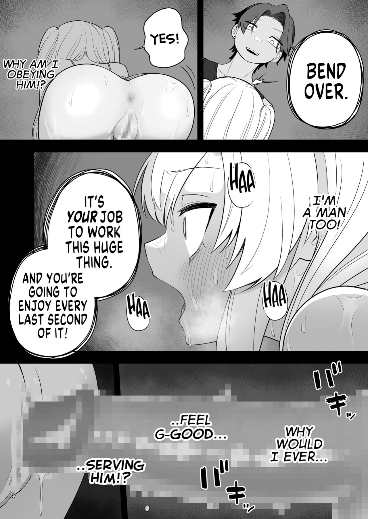 [Amuai Okashi Seisakusho (Ochita Ato Daisuki Samurai, Ahoge Kinoko)] Kyousei Gimukyouiku! TS Ecchi na Onnanoko Kunrenkou! | Correction and Duty Education! Training School for Lewd TS Girls! [GTF]
