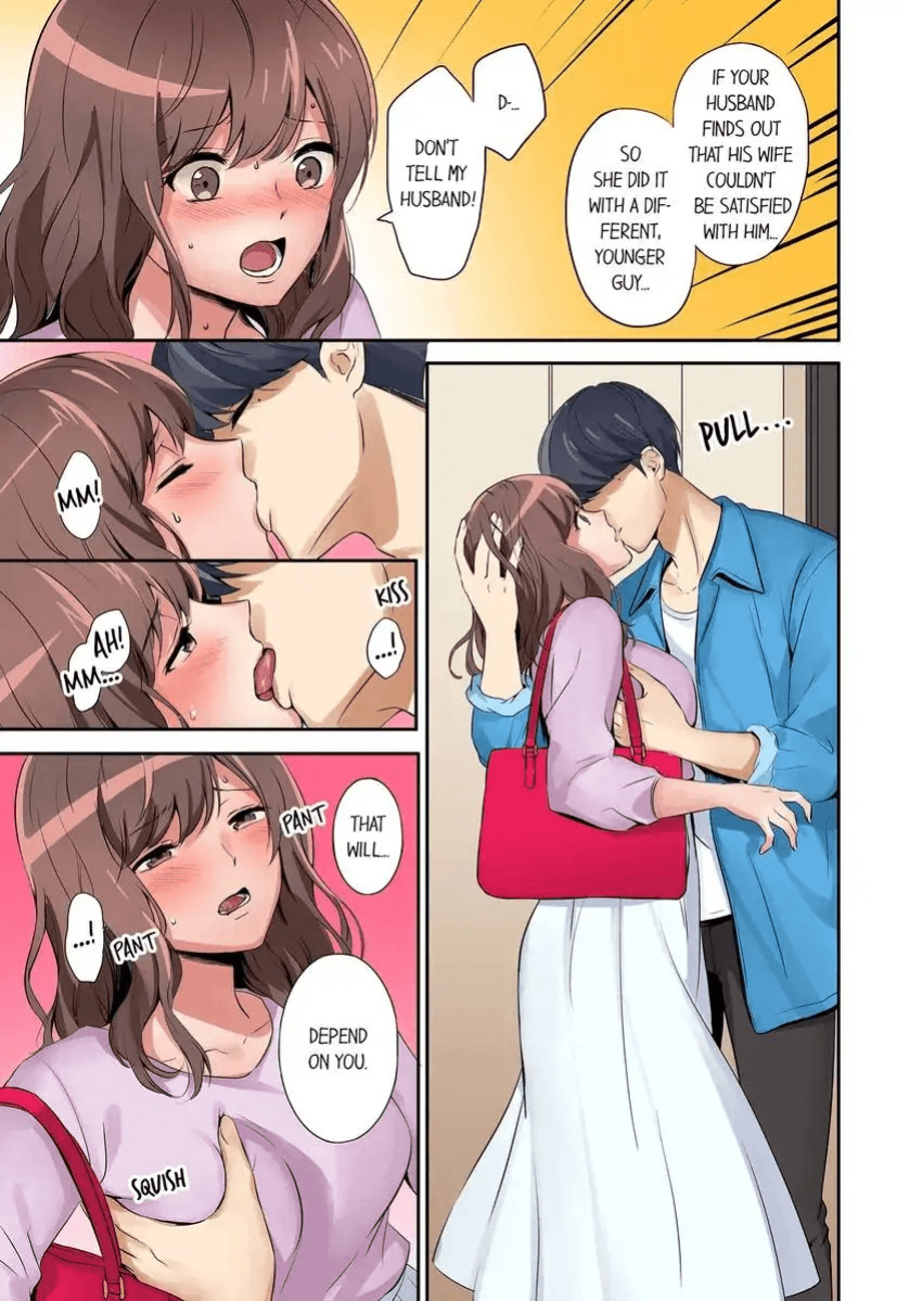 [Nanashiki Fuka] "Okusan, Zenbu Haitte masu yo" Baito no Otokonoko ni Netorarete masu 1-3 | “Miss, It’s All the Way In.” I’m Being NTR’d by a Part-Timer 1-3