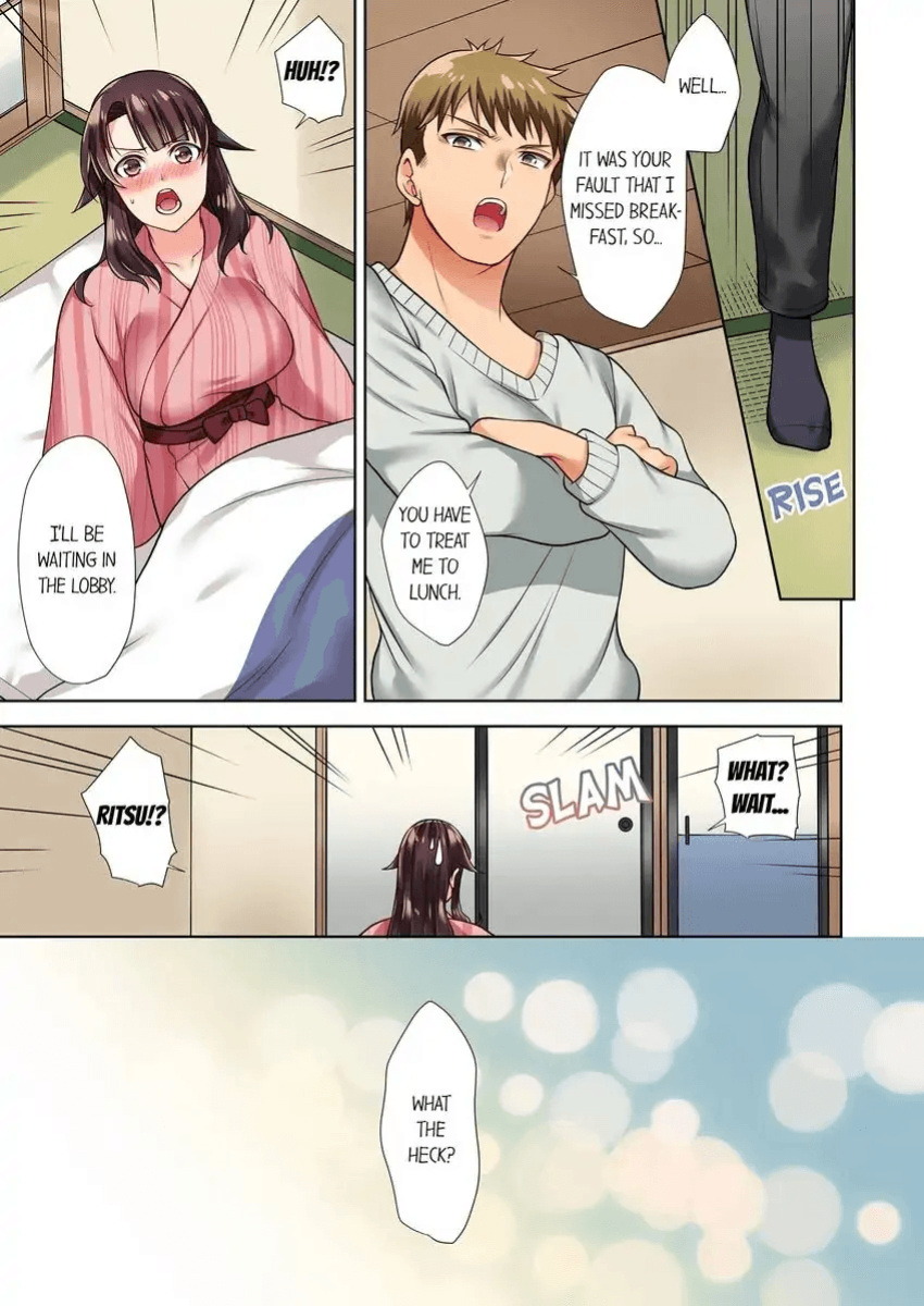 [Aono Akira] Itte mo Owaranai Shain Ryokou "Watashi / Osananajimi ni Sounyuu re Rare Chatteru...!" 1-3 | Company Outing That Never Ends Even if I Cum - “I’m Fucked by My Childhood Friend…!” 1-3