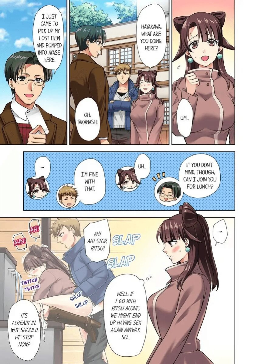 [Aono Akira] Itte mo Owaranai Shain Ryokou "Watashi / Osananajimi ni Sounyuu re Rare Chatteru...!" 1-3 | Company Outing That Never Ends Even if I Cum - “I’m Fucked by My Childhood Friend…!” 1-3