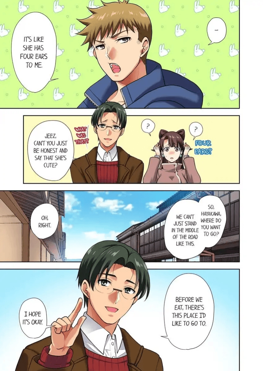 [Aono Akira] Itte mo Owaranai Shain Ryokou "Watashi / Osananajimi ni Sounyuu re Rare Chatteru...!" 1-3 | Company Outing That Never Ends Even if I Cum - “I’m Fucked by My Childhood Friend…!” 1-3