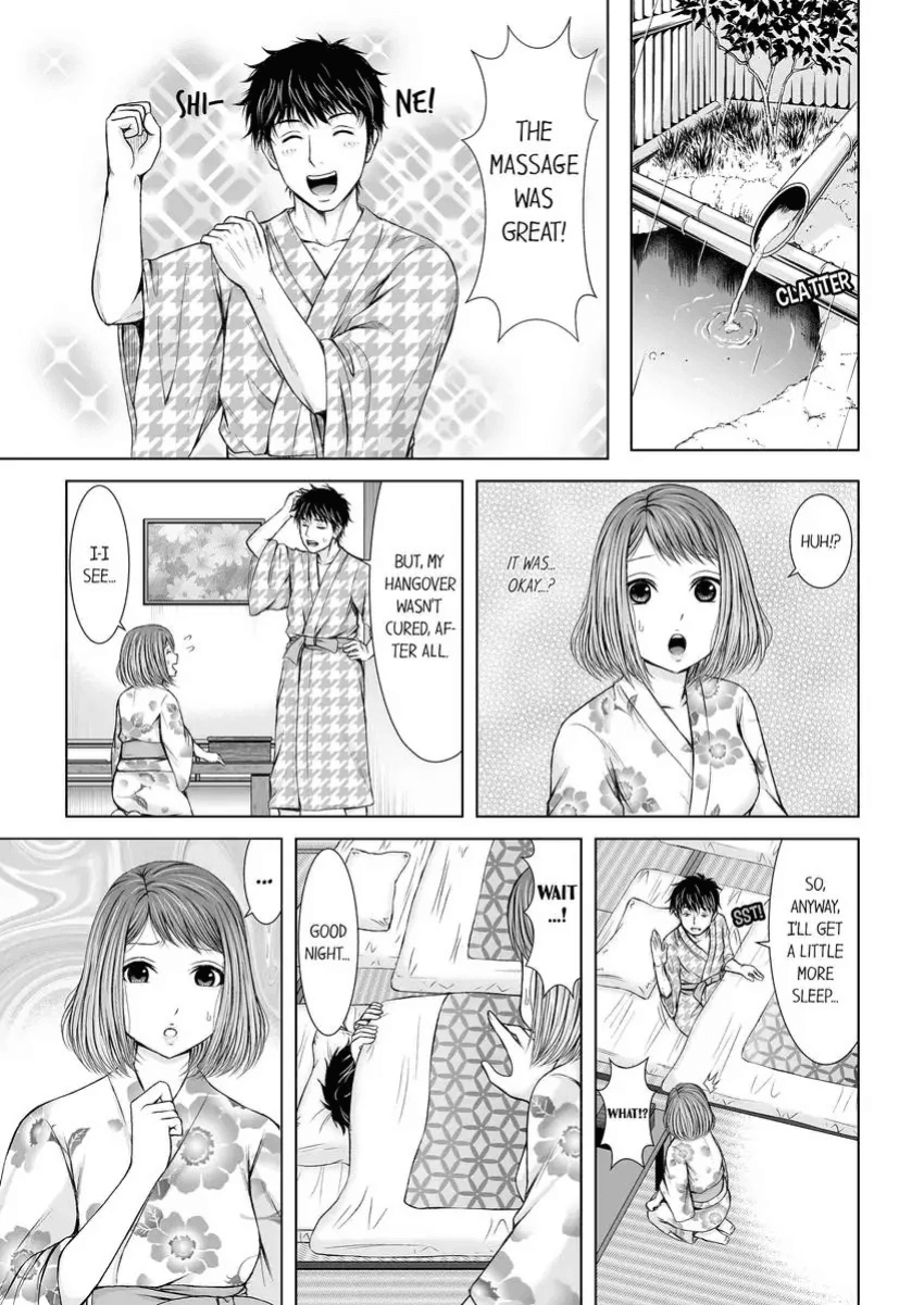 [Icelatte] Seitraishi ni Jirasare Tsuzuketa Tsuma ~Otto ni wa Ienai Nureiki Massage 1-3 | A Wife who Gets Teased Continually by a Masseur ー A Massage that Makes Me Cum Behind My Husband’s Back 1-3