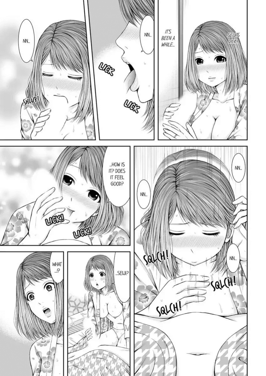 [Icelatte] Seitraishi ni Jirasare Tsuzuketa Tsuma ~Otto ni wa Ienai Nureiki Massage 1-3 | A Wife who Gets Teased Continually by a Masseur ー A Massage that Makes Me Cum Behind My Husband’s Back 1-3