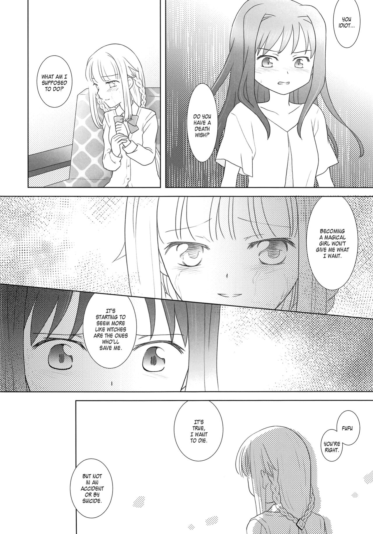 (C100) [pecon (Kino)] Hoshi mo Mienai | Even the stars are gone (Complete) (Puella Magi Madoka Magica Side Story: Magia Record) [SGT]