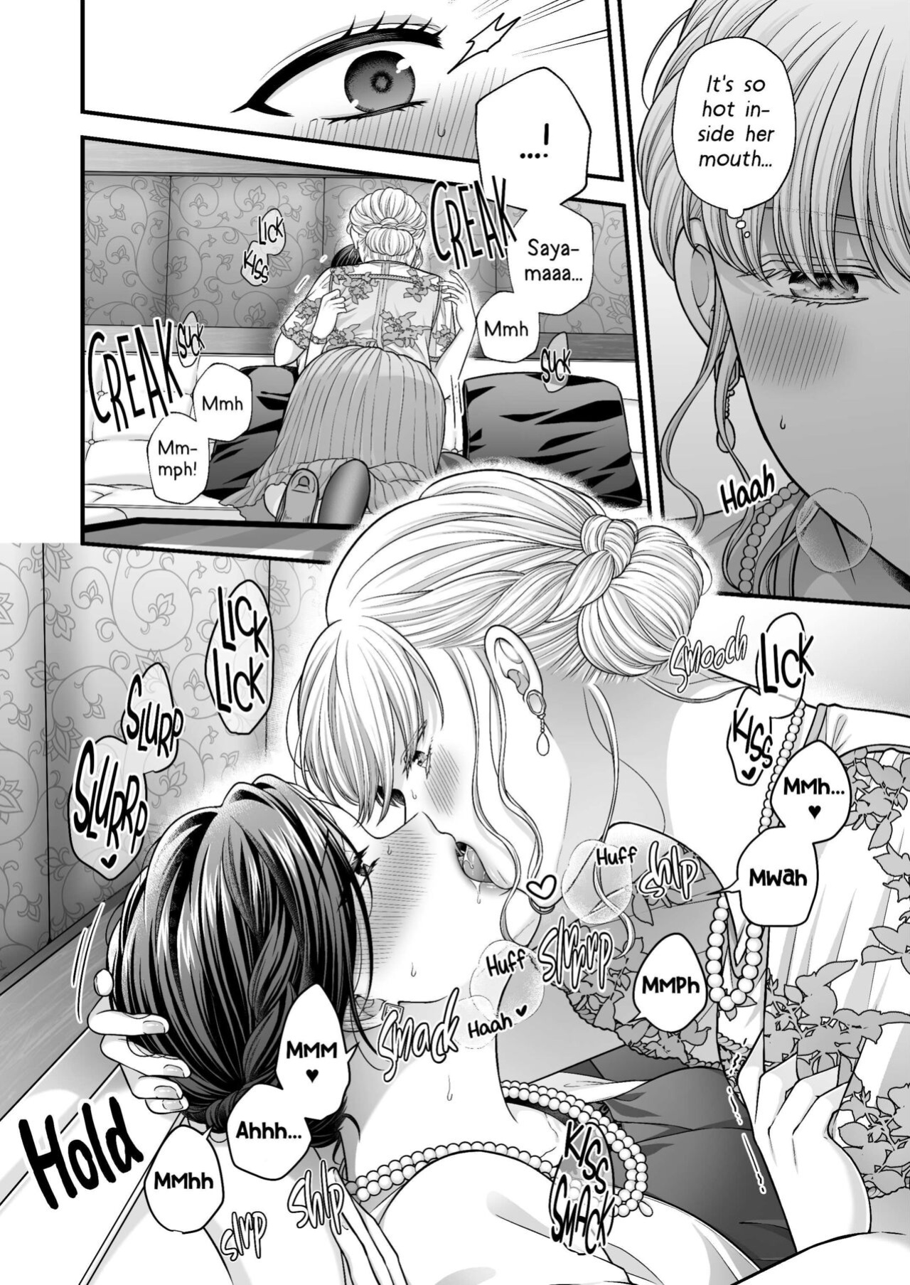 [Tabehoudai (Namaniku)] Kekkonshiki Kaeri no Yoru | Night After Party [YURI HUB PLUS]