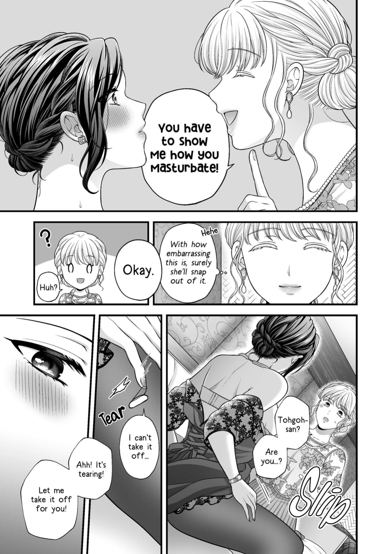 [Tabehoudai (Namaniku)] Kekkonshiki Kaeri no Yoru | Night After Party [YURI HUB PLUS]