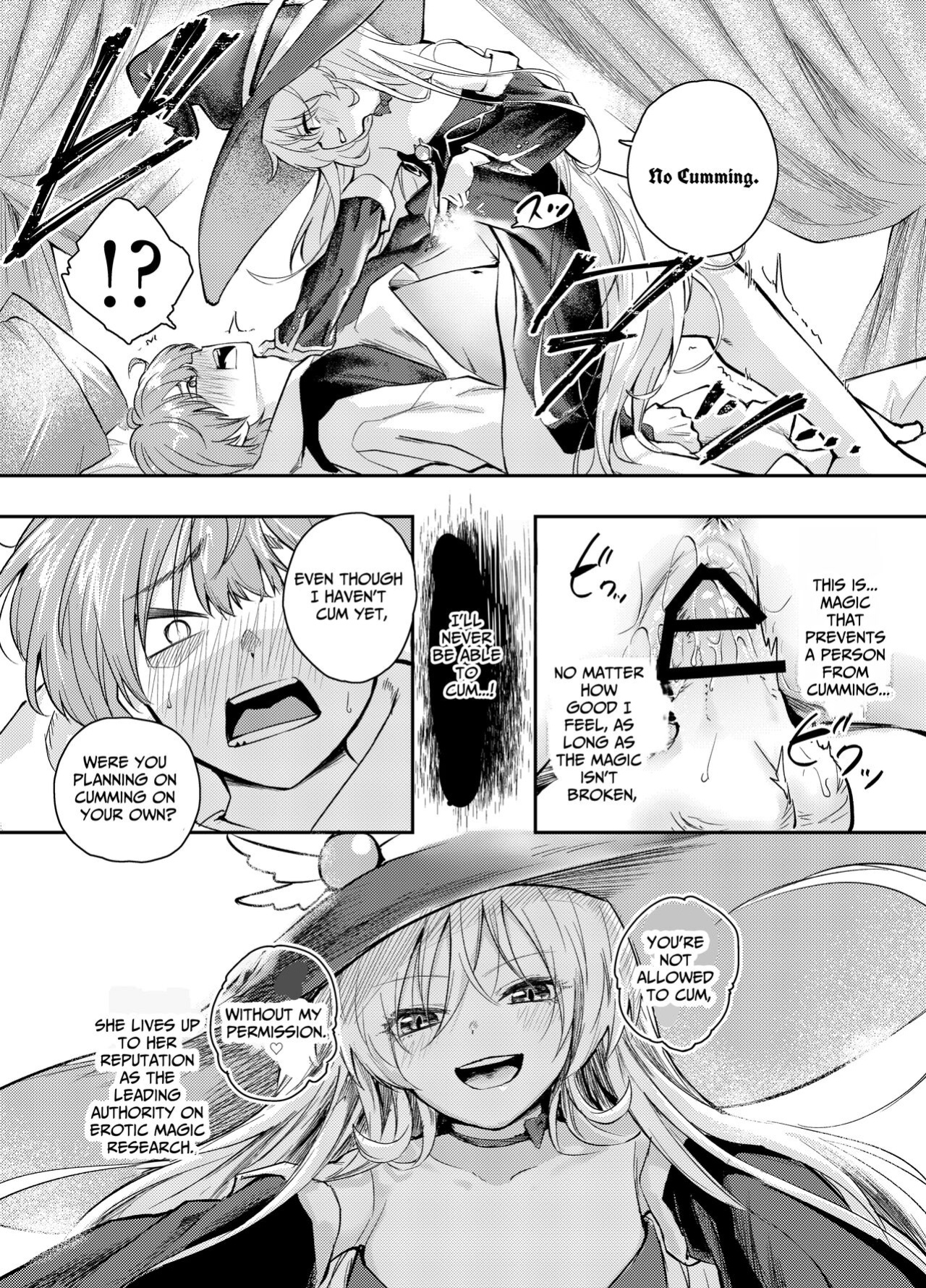 [Hatsuyasumi] Wagamama Majo to Shasei Kinshi Seikatsu | Ejaculation Prohibition Life With A Selfish Witch [Benri]