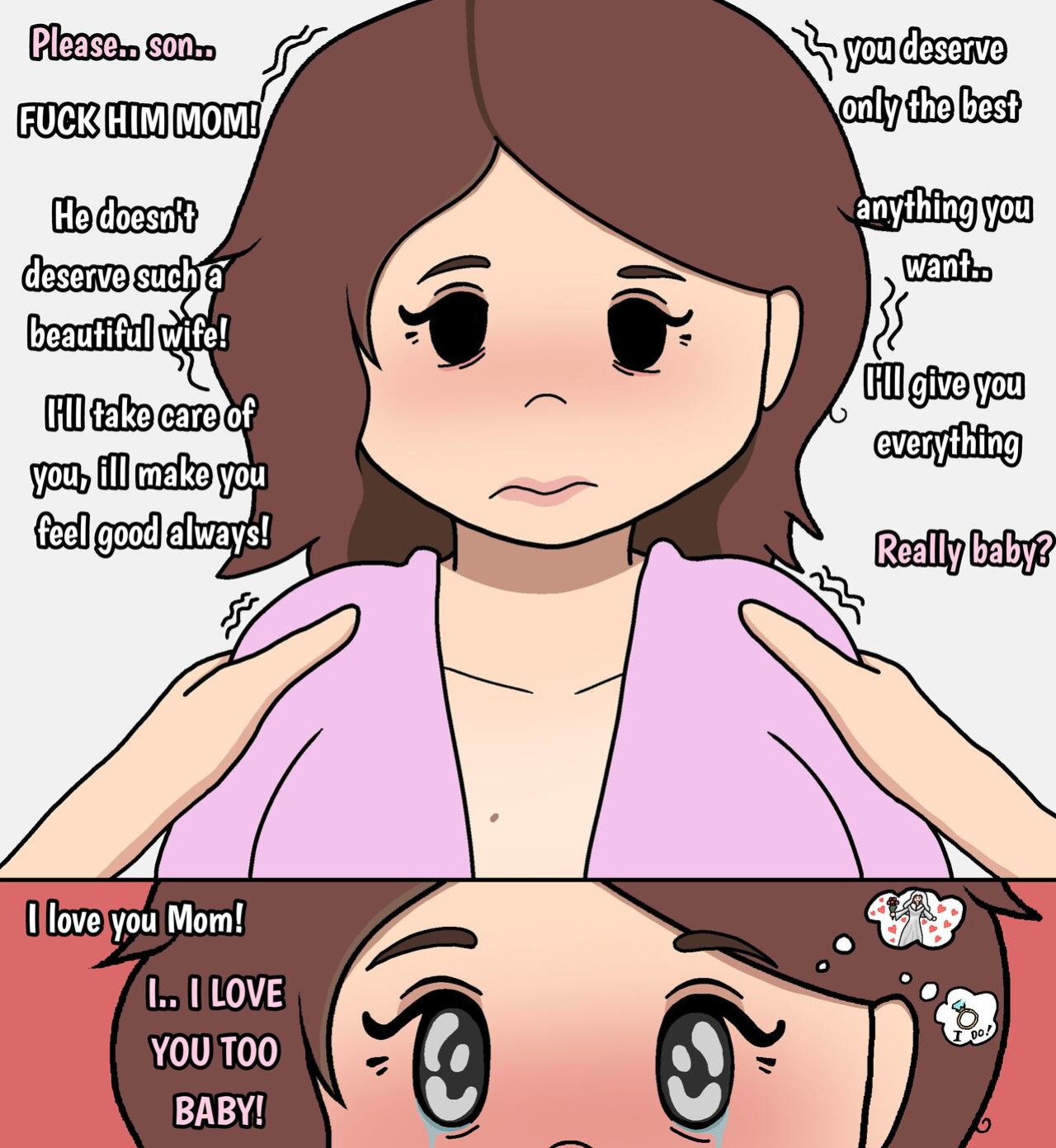 [UniiMom] No Nut November: Mom x Son Love Story