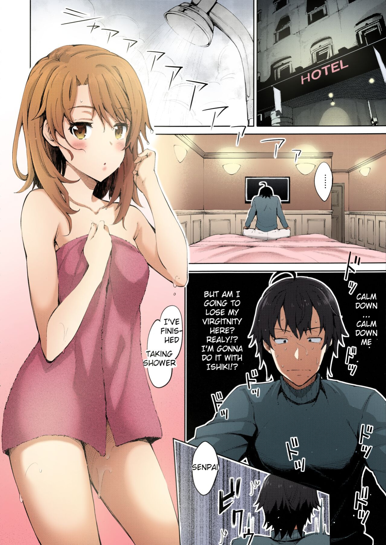 (C91) [Petapan (Akino Sora)] IROHA STORY 01 (Yahari Ore no Seishun Love Come wa Machigatteiru.) [SeekingEyes] [Colorized]
