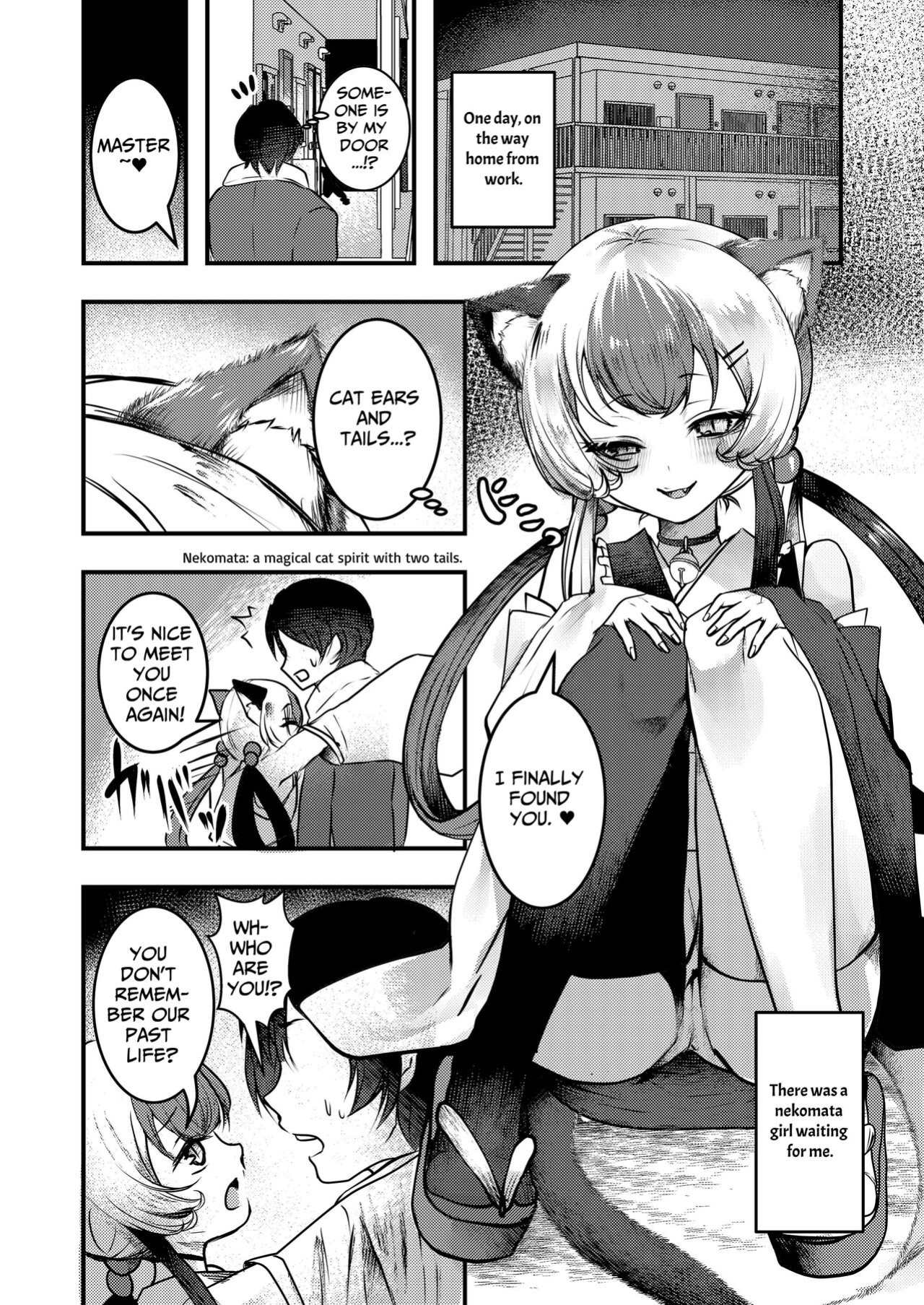 [Kairansya (Ookido Karo)] Yandere Youkai ~Tsuiseki Shitekuru Nekomata-chan Hen~ | Yandere Youkai ~Two-Tailed Cat In Pursuit~ [Penguin Piper]