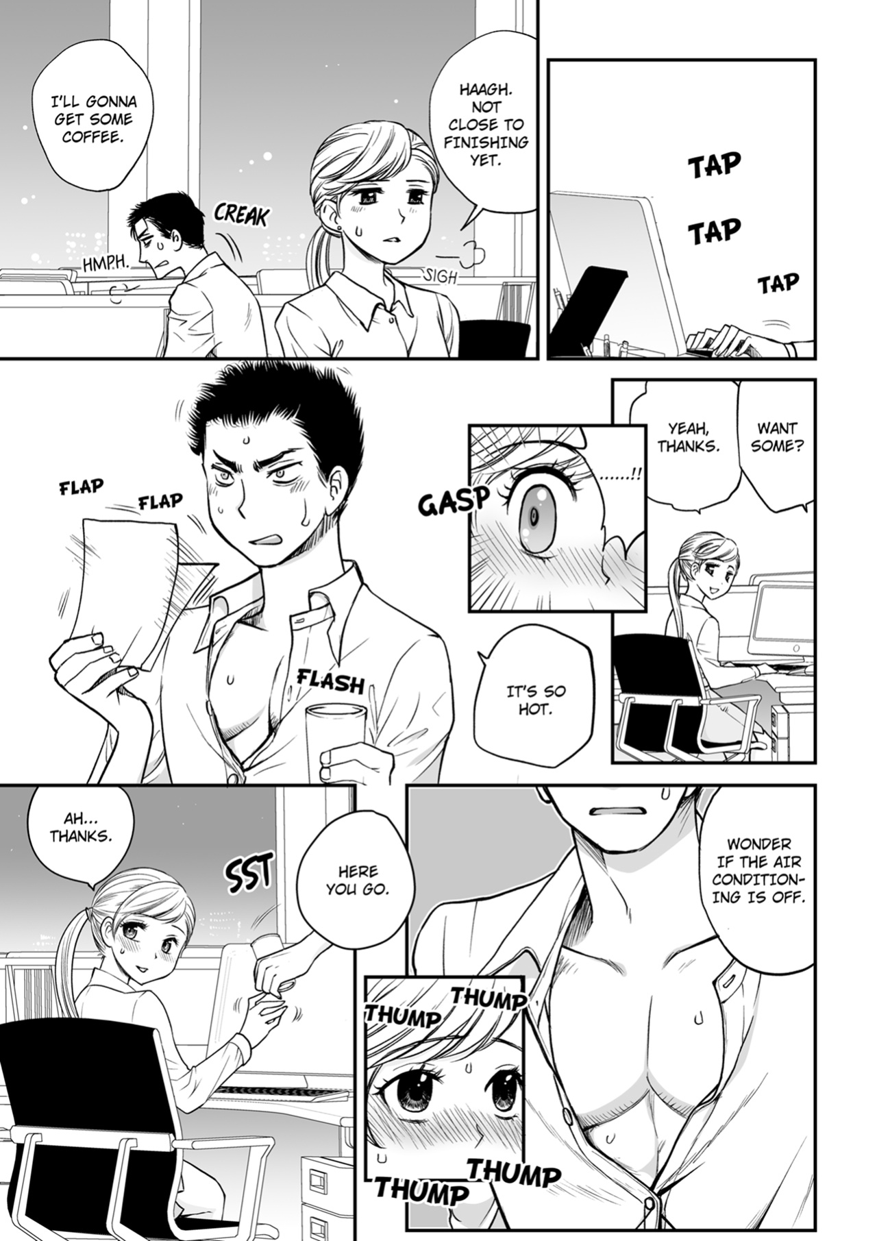 [Toshi] Kotowararete mo, Sounyuureru kara. - Shinya no Office... SEX Shinagara Zangyou-chuu 1 | I'll Still Put It In, Even If You Refuse. -Late Night at the Office... Having Sex While Working Over-time 1