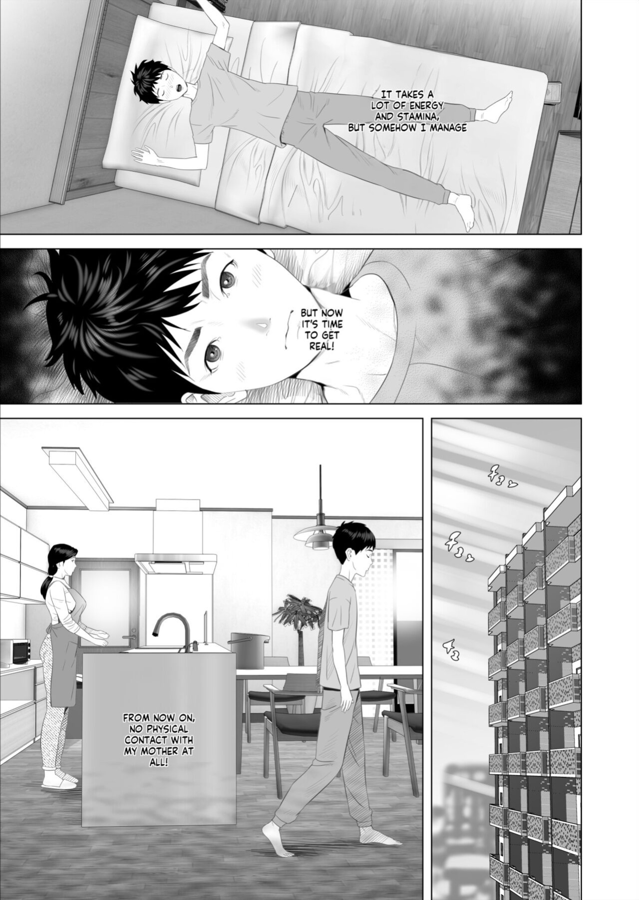 [Hyo-dou (Hyji)] Kinjo Yuuwaku Boku ga Okaa-san to Konna Koto ni Nacchau Hanashi 7 ~Kinjoku Hen~| How I Came To Be This Way With My Mother 7 - Withdrawal Volume [innyinny]