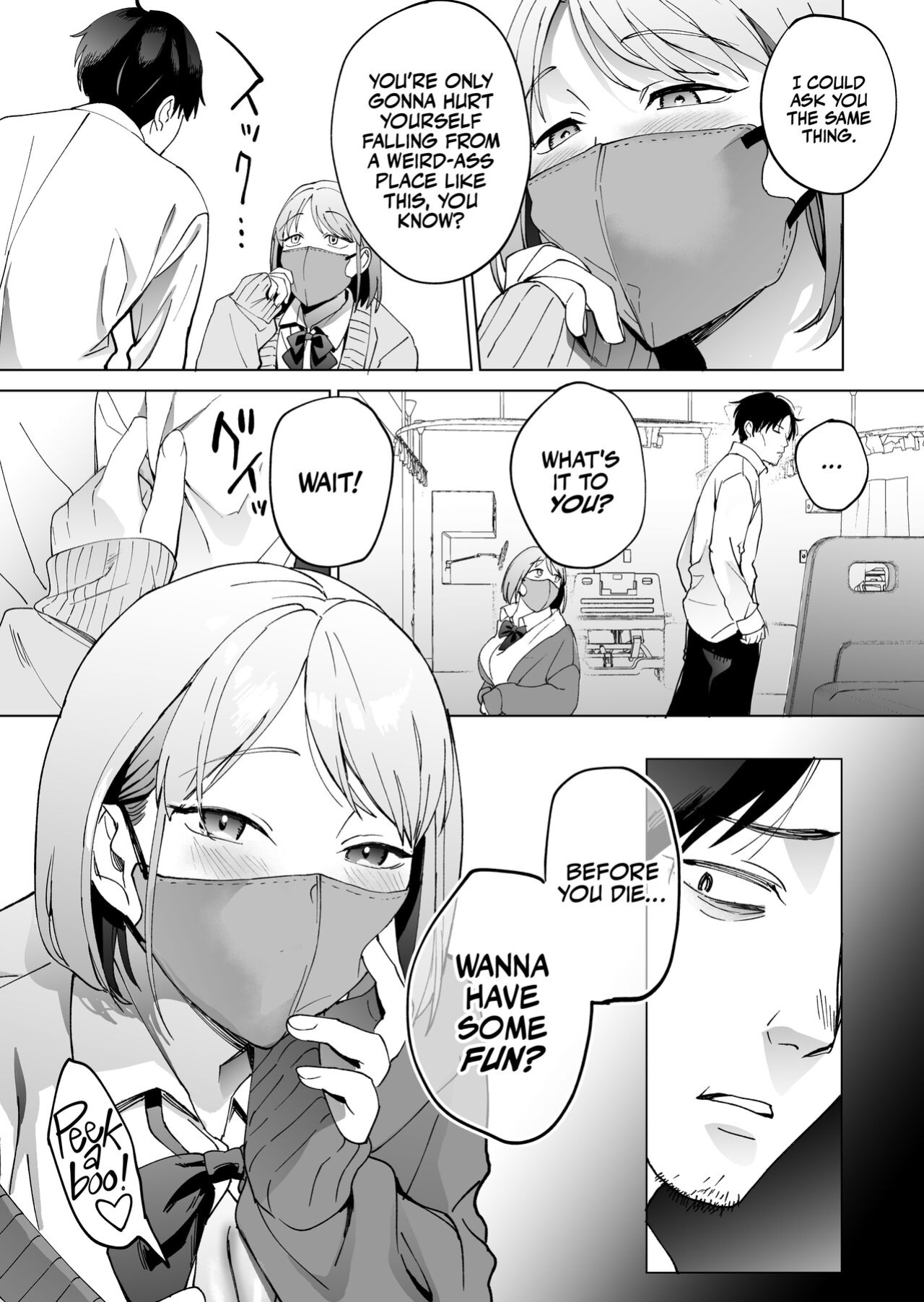 [Manmaya (Same Manma)] Jinsei Sayonara 5 byou-mae, Nazo-JK ni Kuwareru | Devoured by a Mysterious High School Girl 5 Seconds before I Bid My Life Farewell [korafu]