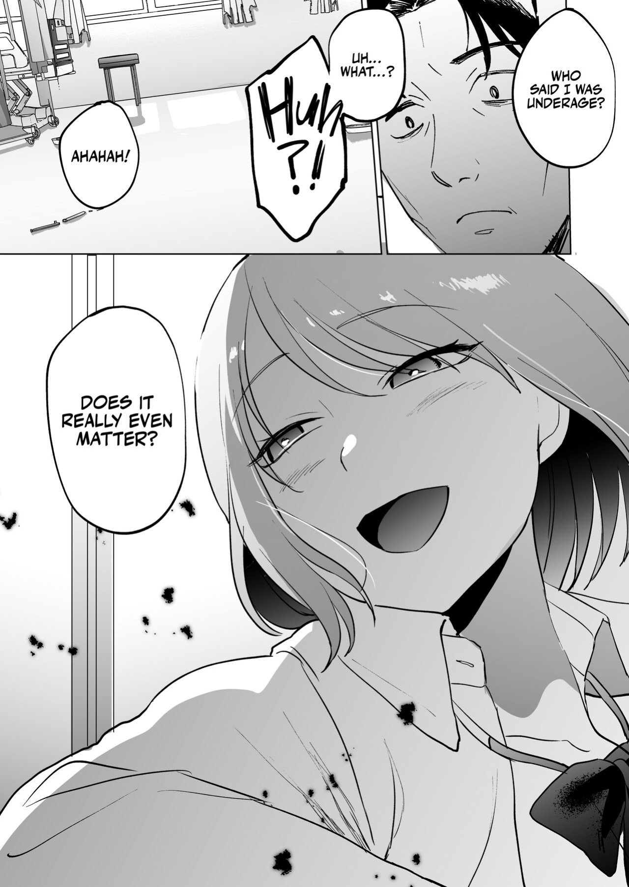 [Manmaya (Same Manma)] Jinsei Sayonara 5 byou-mae, Nazo-JK ni Kuwareru | Devoured by a Mysterious High School Girl 5 Seconds before I Bid My Life Farewell [korafu]