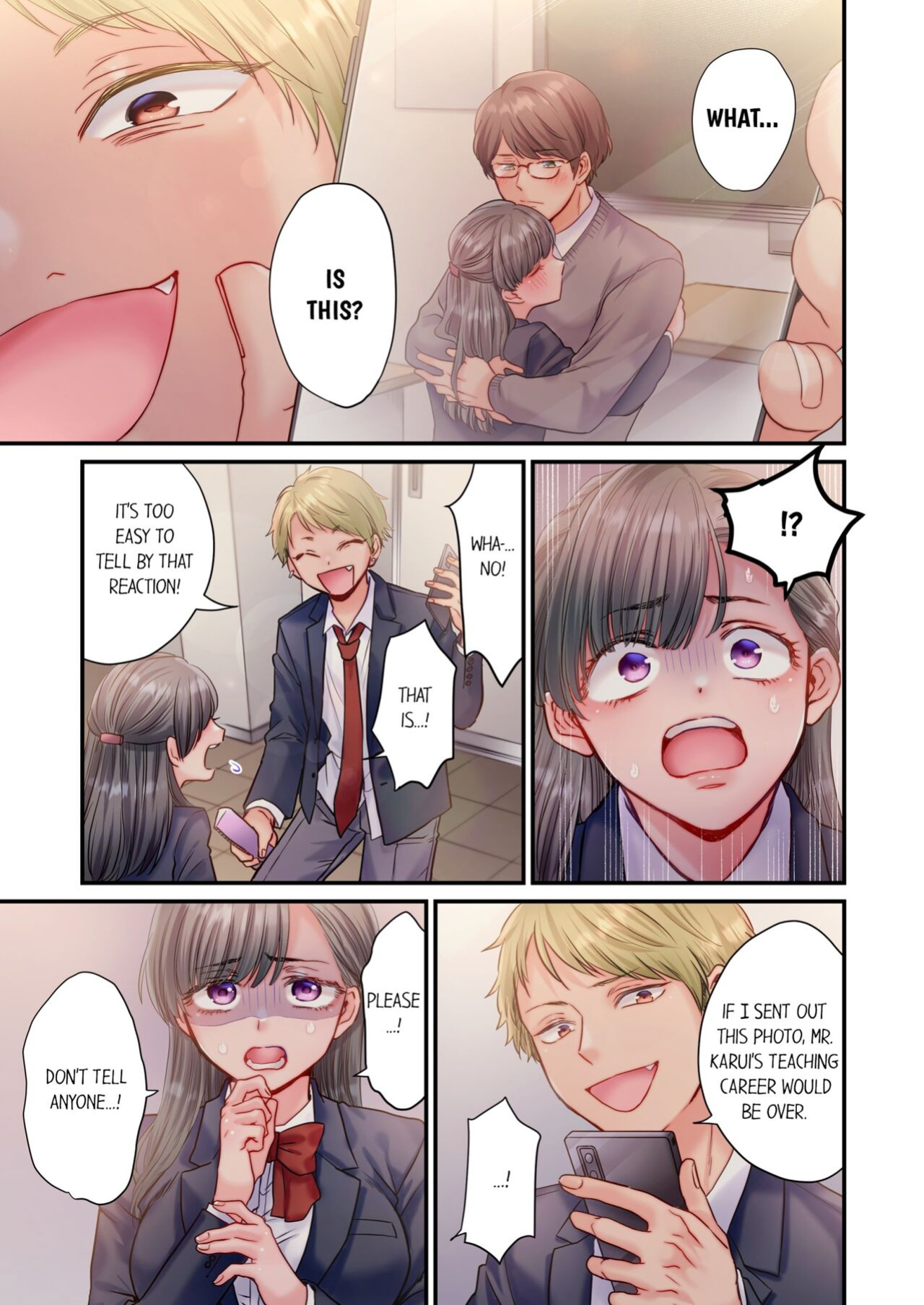 [Izumi Uni] Skirt no Naka, Netorare-chuu. ~ Fuuki Iin wa Furyou ni Zettai Fukujuu desu 1 | NTR Underneath Her Skirt 1