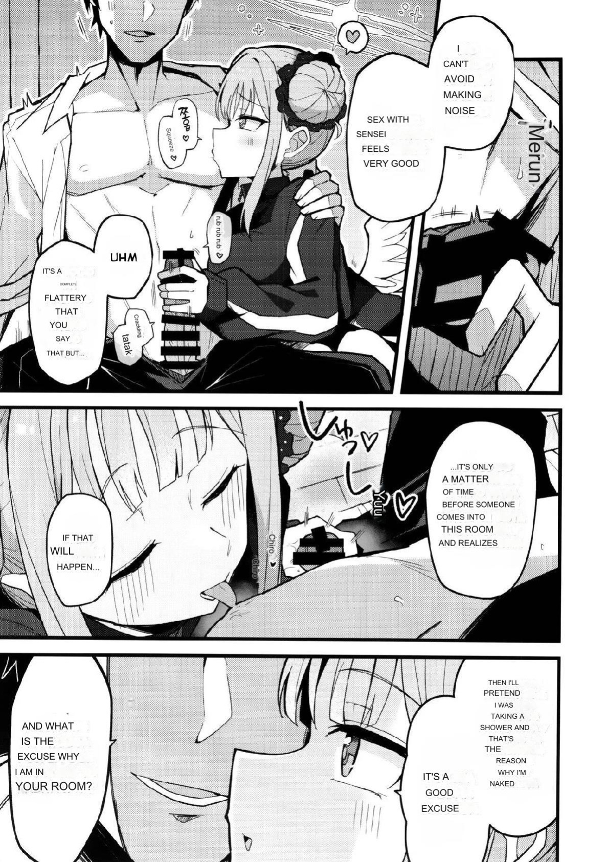 (C102) [Miracle Burn (Himiya Zyo-zu)] Mika, Koe Osaete. | Mika, Keep Your Voice Down. (Blue Archive)
