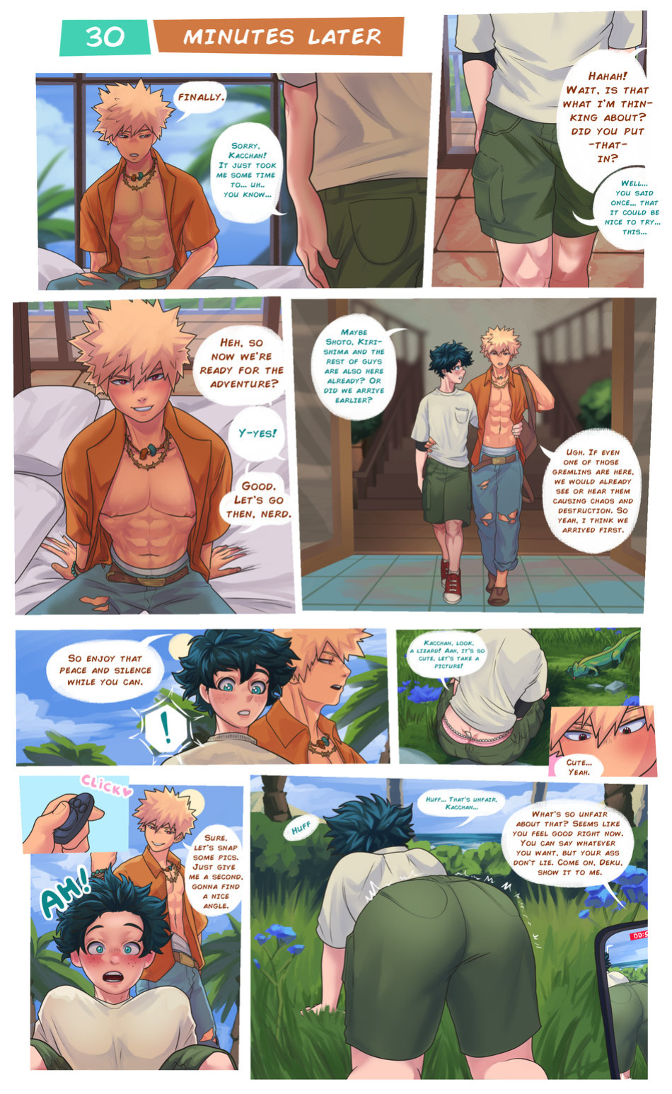 [Nutedama] BKDK Vacation – Boku no Hero Academia [Eng] (Updated)