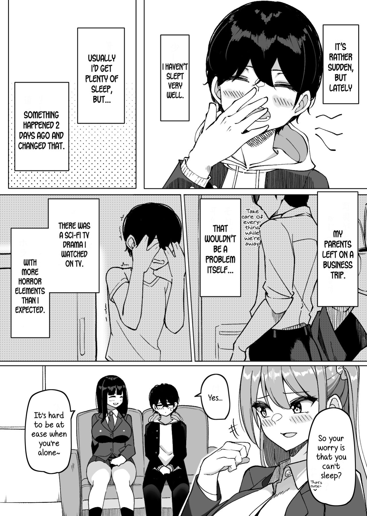 [Sakidesu] Bakunyuu Musume-tachi to Higawari o Tomari | Daily Sleepover With Big-breasted Girls [SDTLs]