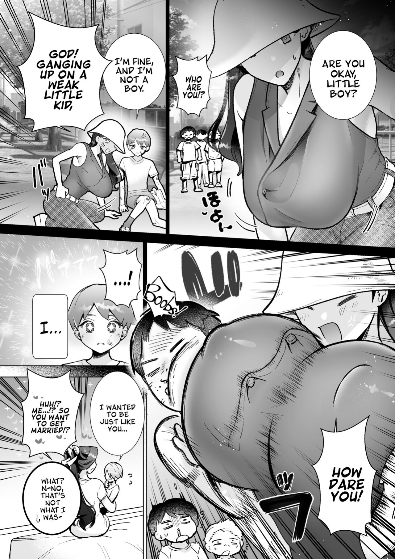 [Teriyaki Sasami Donburi (Teriyaki Sasami)] "I Want Big Boobs!" A Sickly Sweet Sapphic Story [A Cool Person]