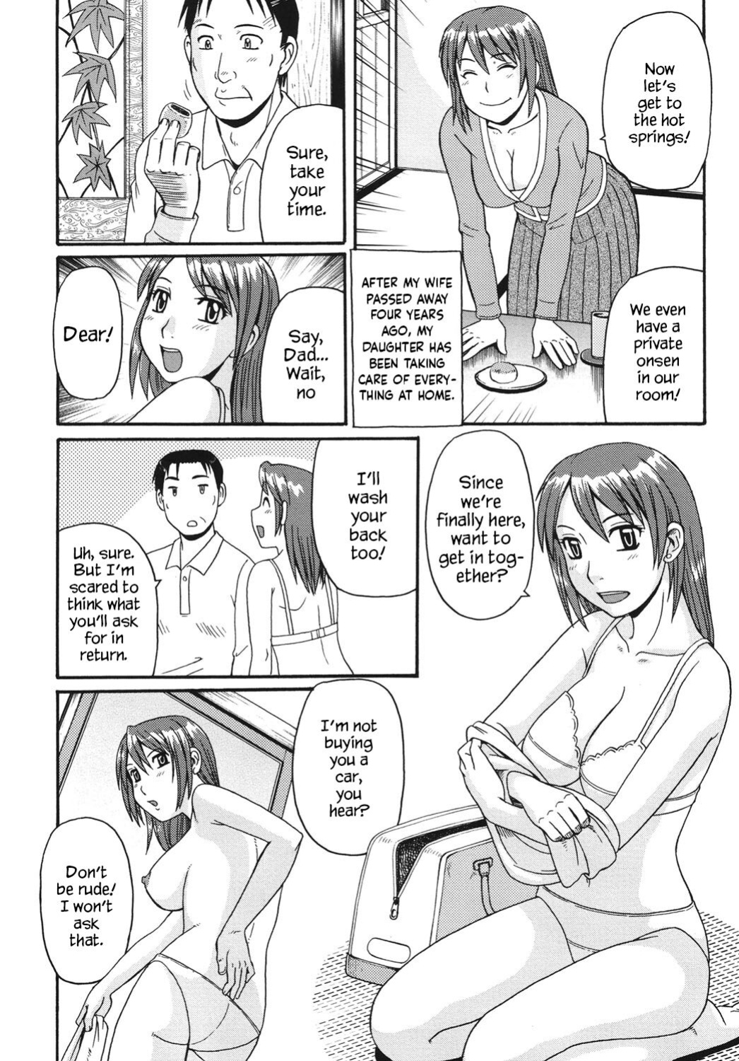 [Morris] Musume to Onsen | Going to the Hot Spring With My Daughter (Kinshin Soukansha no Nichijou) [YxTL]