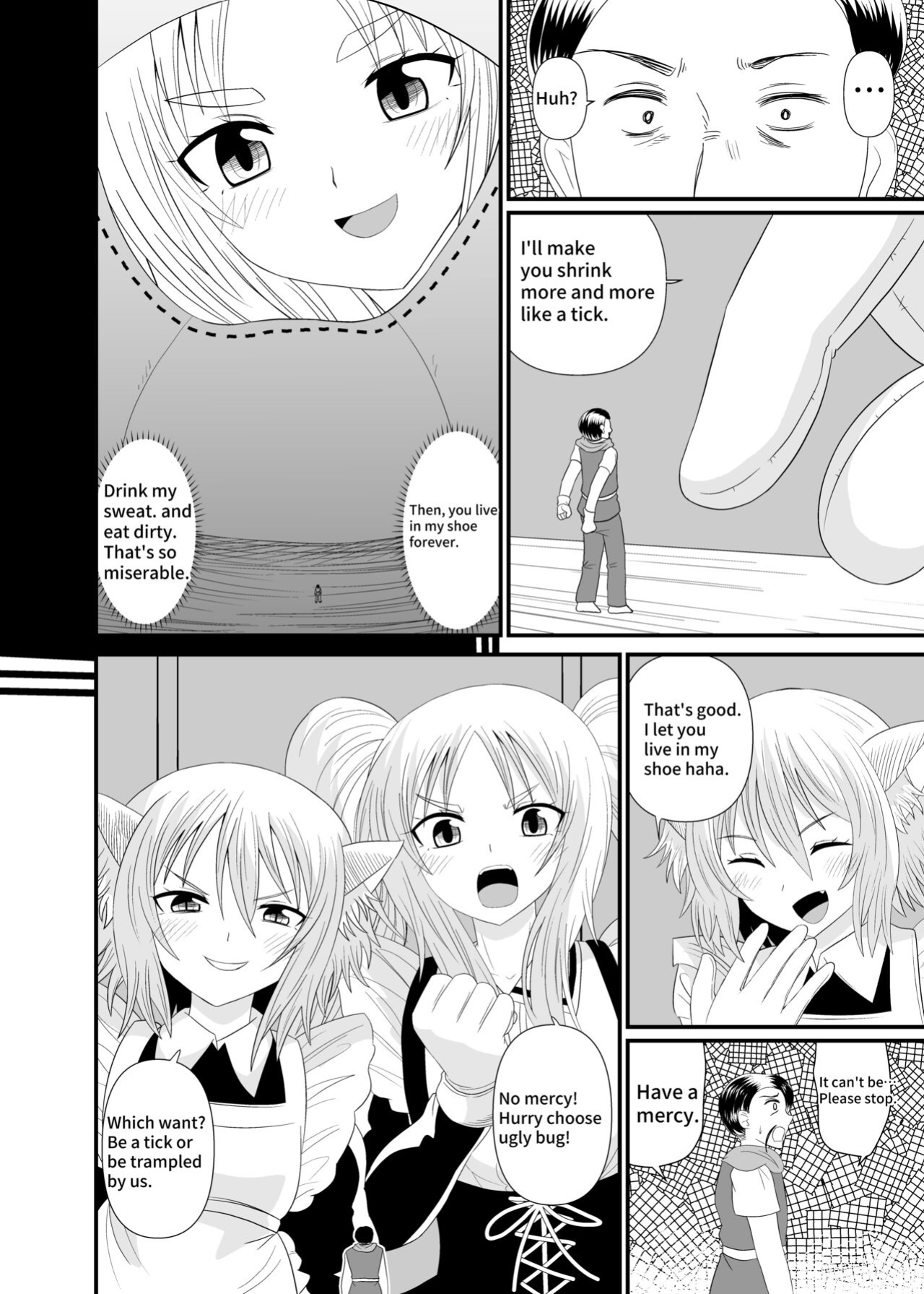 [Shivharu] Stepped on by Small Maids