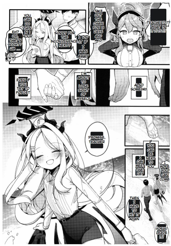 (C102) [Chocolate Synapse (Shika Yuno)] Natsu no Yume o Ano Nami ni Nokoshite | Leaving summer dreams in those waves (Blue Archive) [Kuremisago]