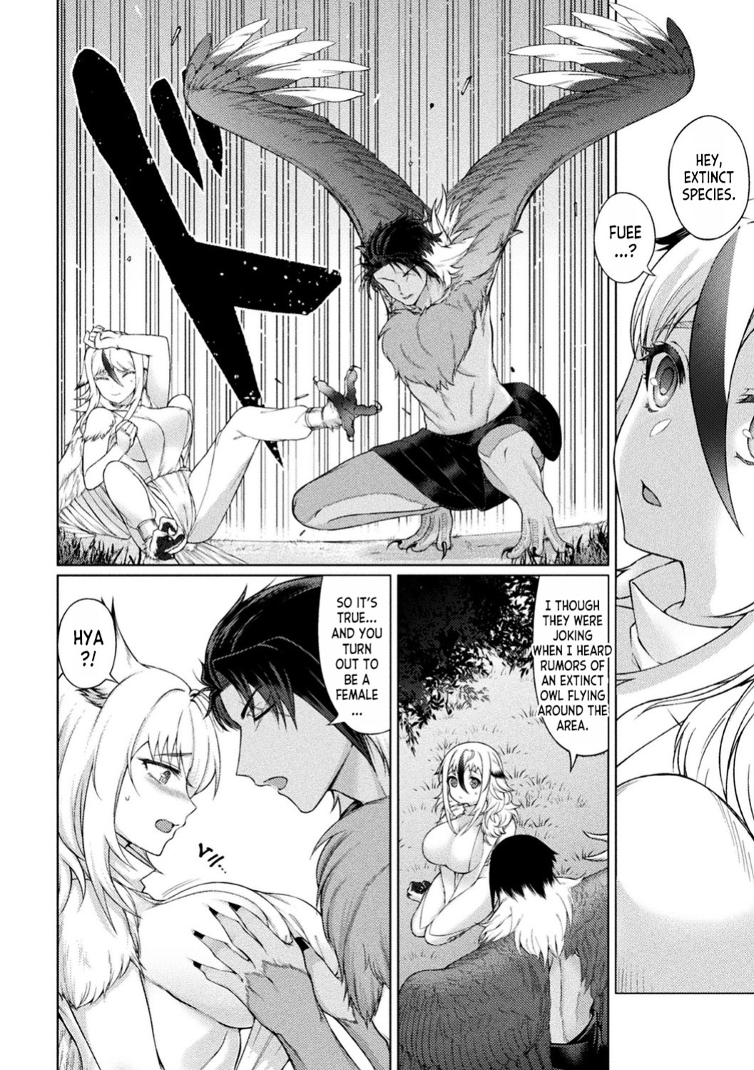 [F Mushoku] Fallen Horned Owl, Cuckold Bride (Bessatsu Comic Unreal Ishu NTR ~Ningen ni Koishita Jingai Heroine ga Douzoku Chinpo de Kairaku Ochi~ Vol. 1) [desudesu]