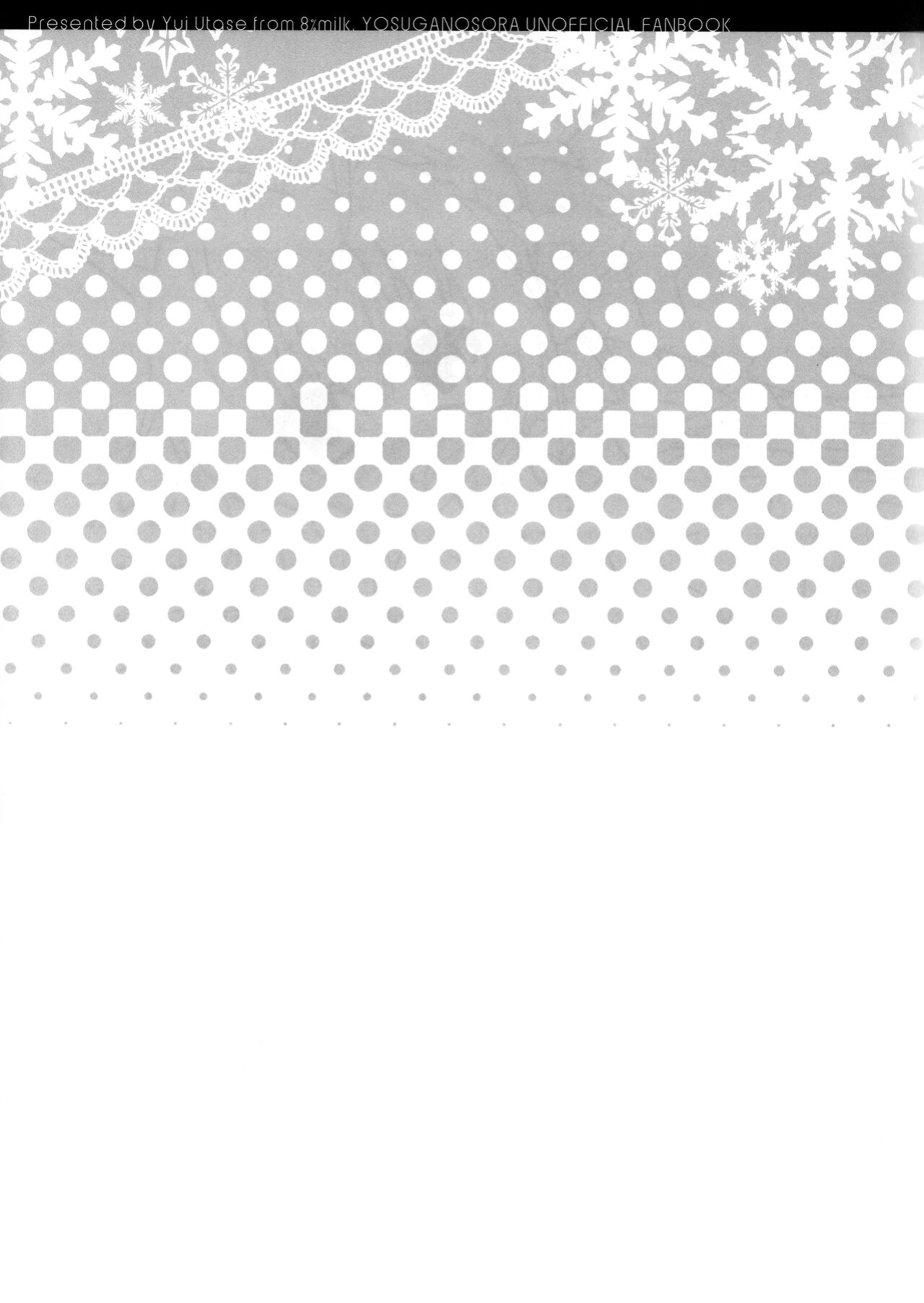 (C81) [8%milk. (Utase Yui)] Sora ori snowin'! (Yosuga no Sora) [TRJR]