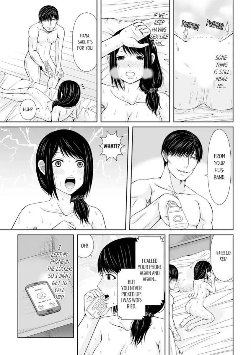 [Icelatte] Denwa chū , Ushiro kara XL no Furin Pisuton 〜 Majimena Hitozuma no Inran SEX 1-6 | Fucked with a Giant Dick from Behind while on the Phone - A Serious Wife’s Filthy SEX 1-6