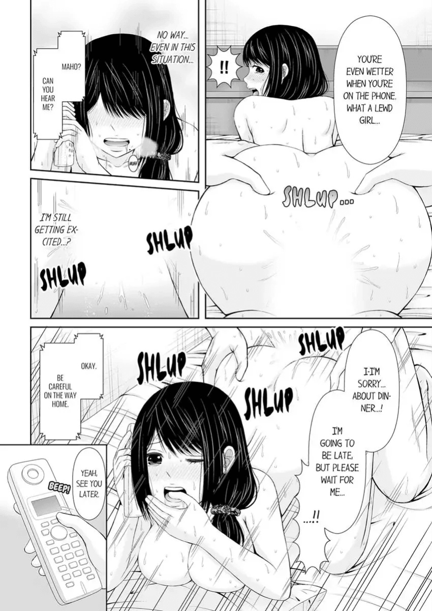 [Icelatte] Denwa chū , Ushiro kara XL no Furin Pisuton 〜 Majimena Hitozuma no Inran SEX 1-6 | Fucked with a Giant Dick from Behind while on the Phone - A Serious Wife’s Filthy SEX 1-6
