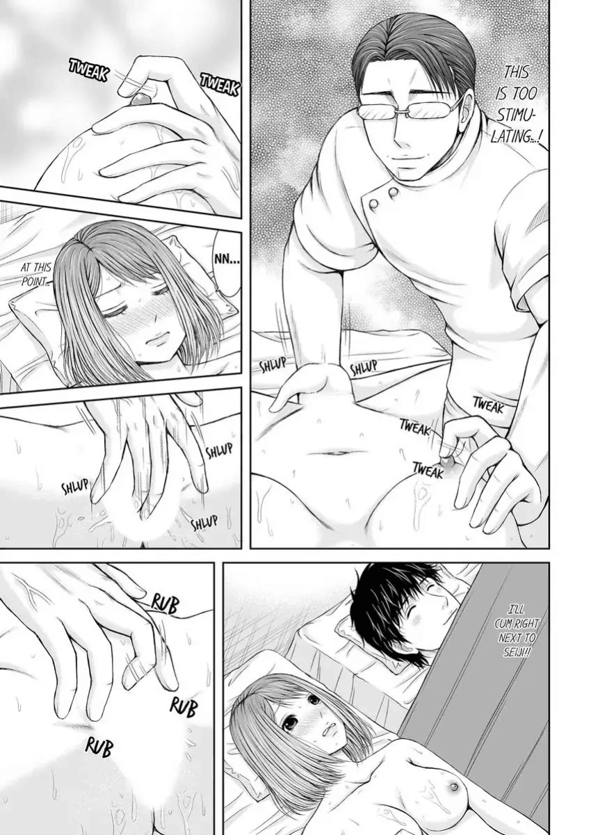 [Icelatte] Seitraishi ni Jirasare Tsuzuketa Tsuma ~Otto ni wa Ienai Nureiki Massage 1-6 | A Wife who Gets Teased Continually by a Masseur ー A Massage that Makes Me Cum Behind My Husband’s Back 1-6