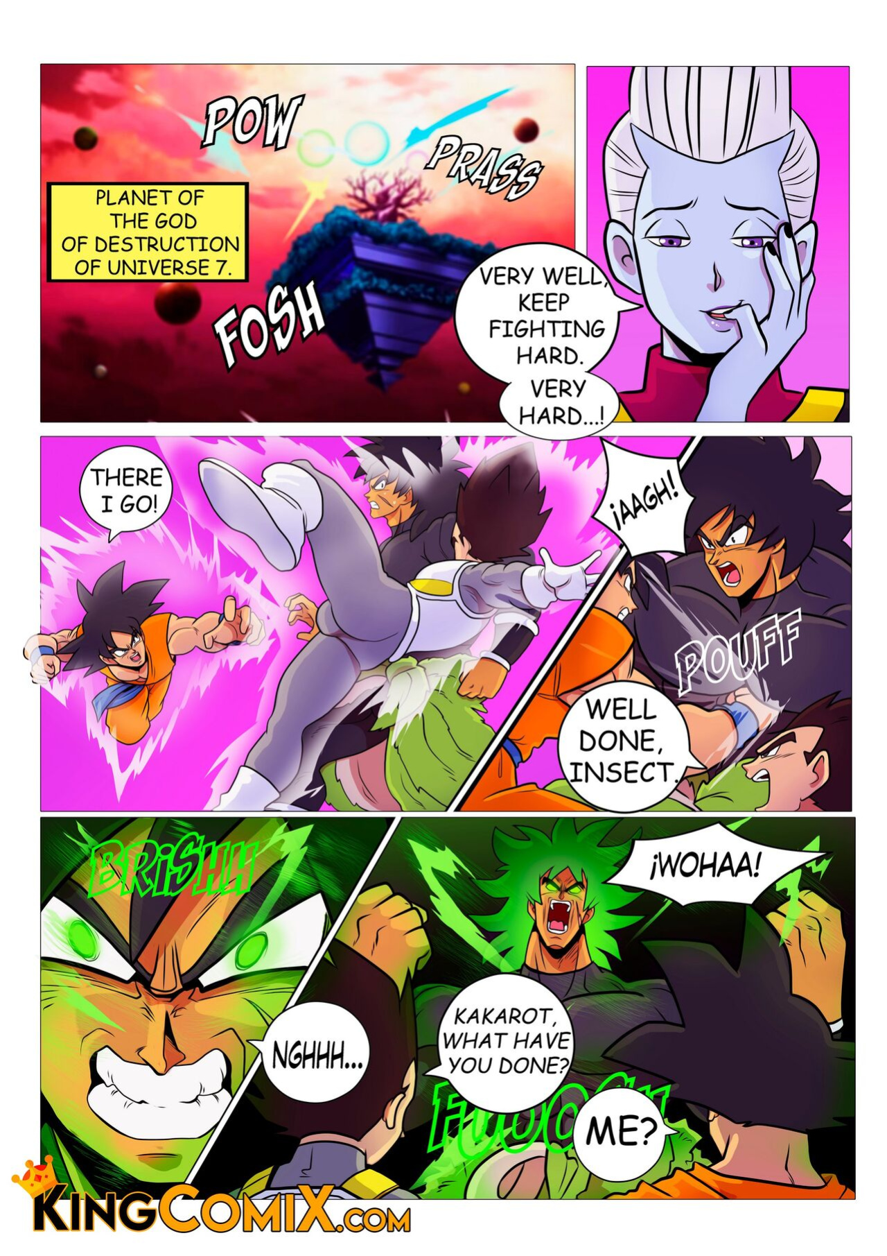 [KingComiX] Cheelai's Training (Dragon Ball Super)