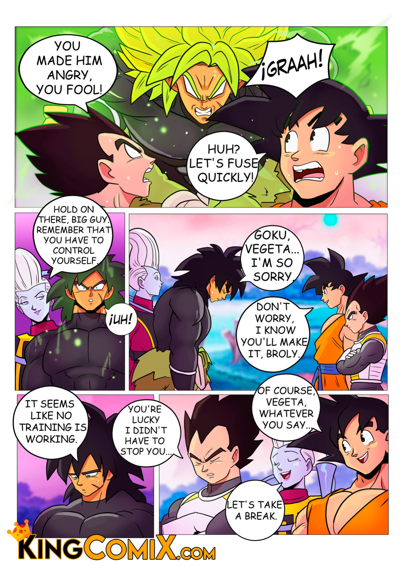 [KingComiX] Cheelai's Training (Dragon Ball Super)