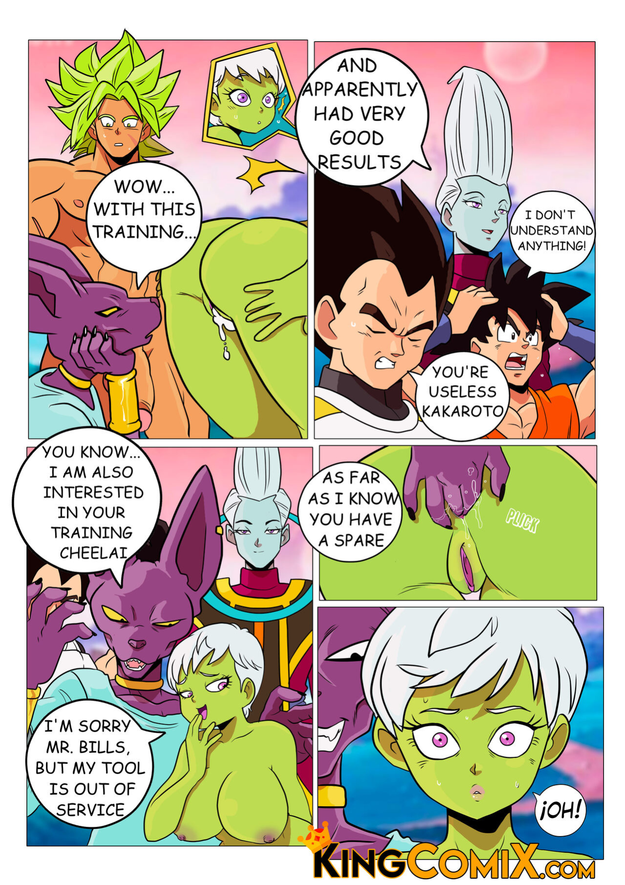 [KingComiX] Cheelai's Training (Dragon Ball Super)