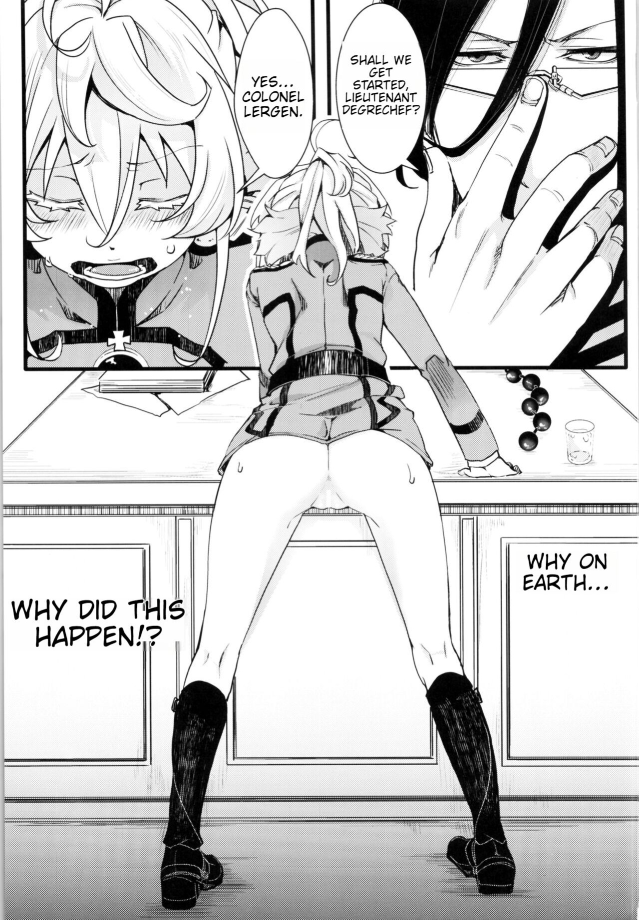 (C99) [Goshujinsama no Omochabako (hal)] Tanya-chan no Tai-Koumon Kunren (Youjo Senki)