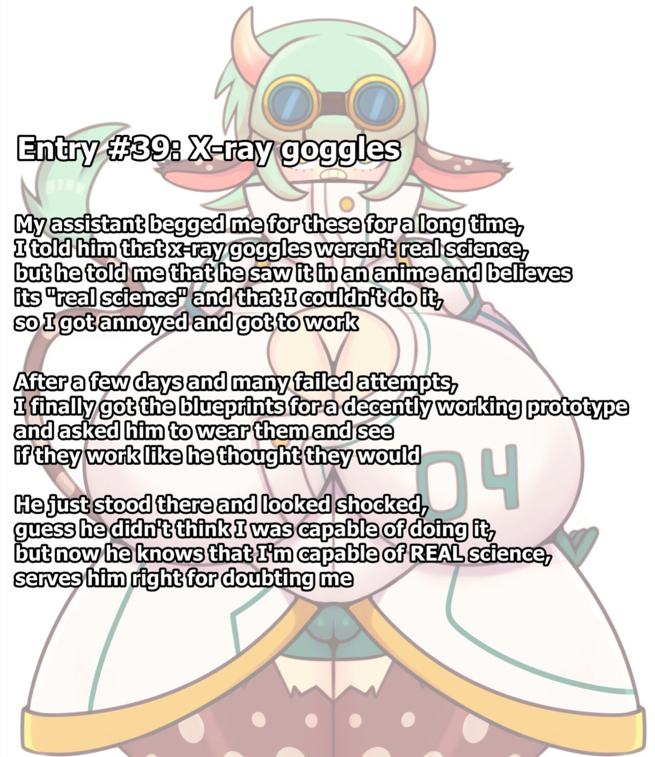 [Matospectoru] Entry #39: X-ray goggles