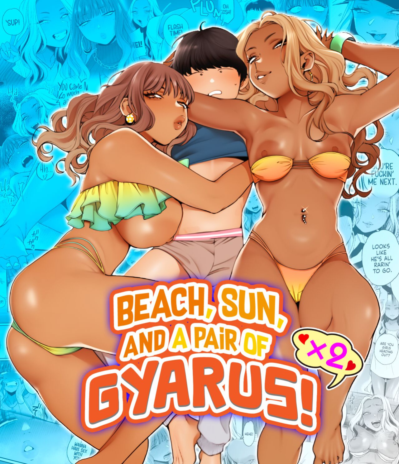 [Misaki (BUTA)] Natsu to Umi to Gal ×2 | Beach, Sun, And A Pair Of Gyarus! [head empty]