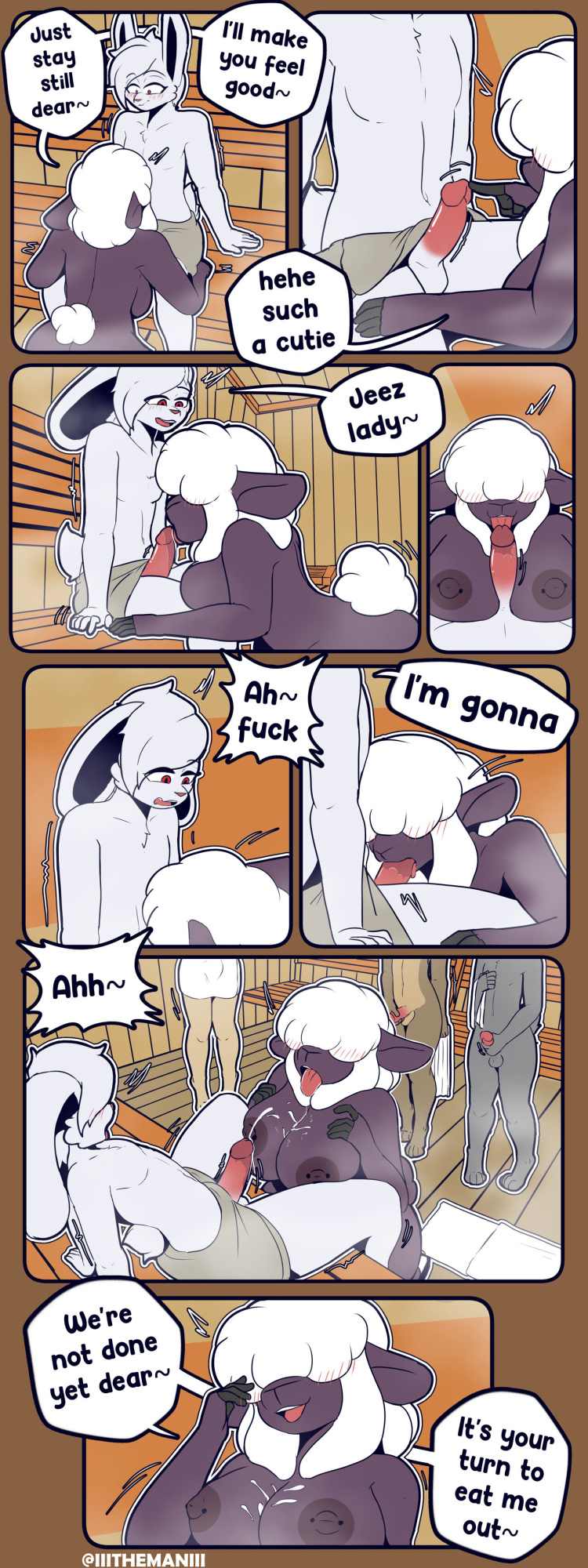 [THEMAN] Sauna Fun with a Milf Sheep