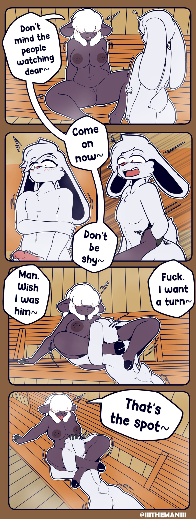 [THEMAN] Sauna Fun with a Milf Sheep