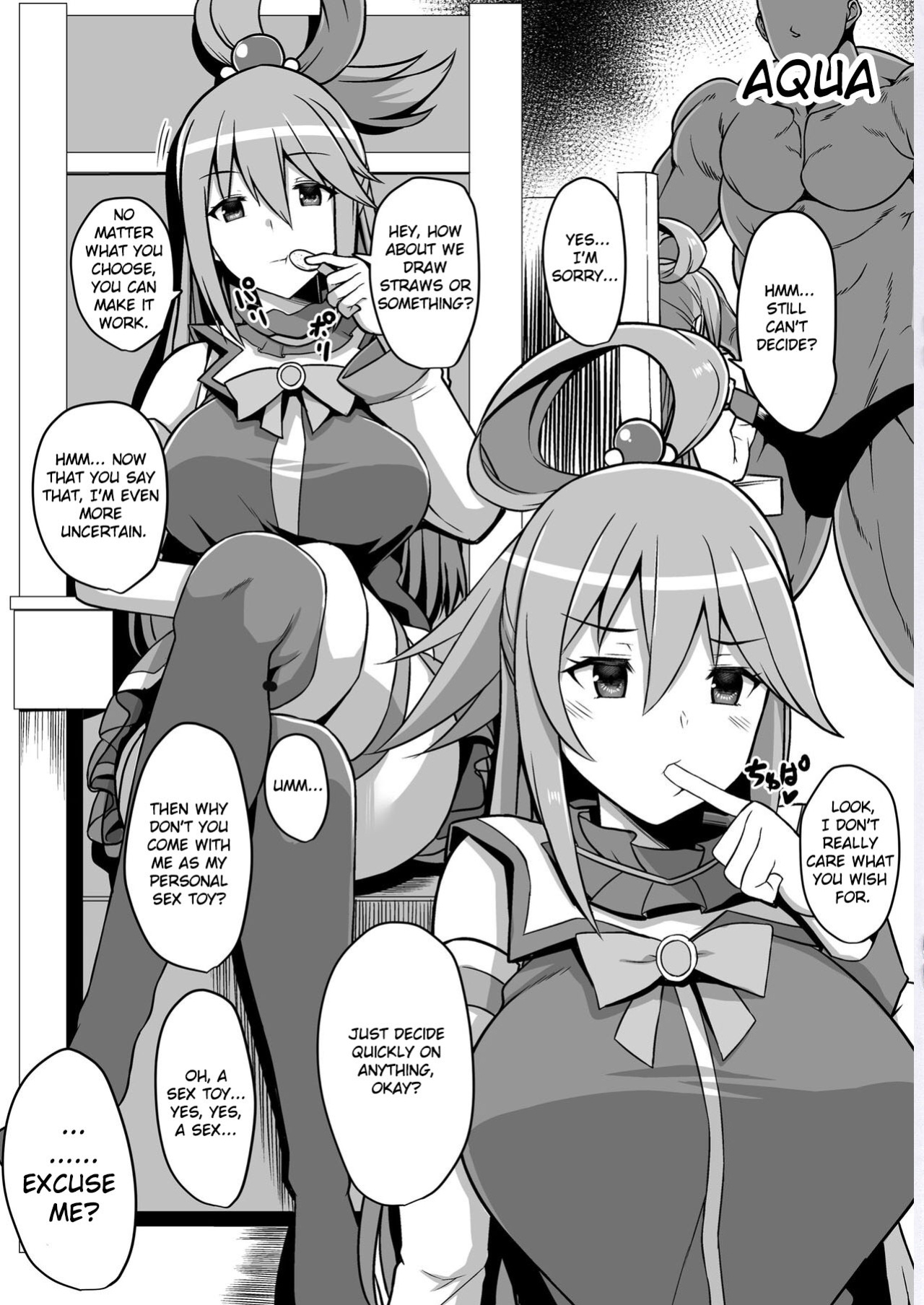 (C96) [Rorinoutage (Shimantogawa)] WHITE&BLACK (Kono Subarashii Sekai ni Syukufuku o!, MAJOR 2nd, Tejina Senpai)