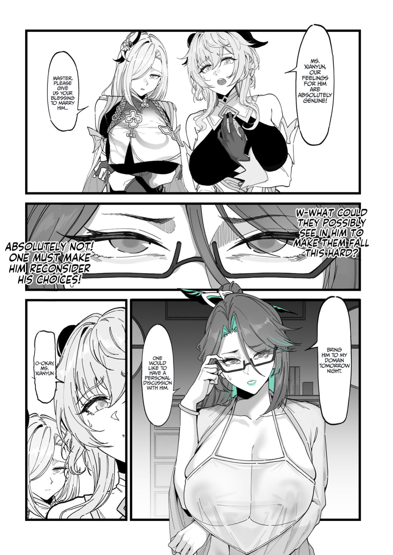 [KeinV] Xianyun: Sora no Shiren | Xianyun: A test for Aether (Genshin Impact) [LunaticSeibah]