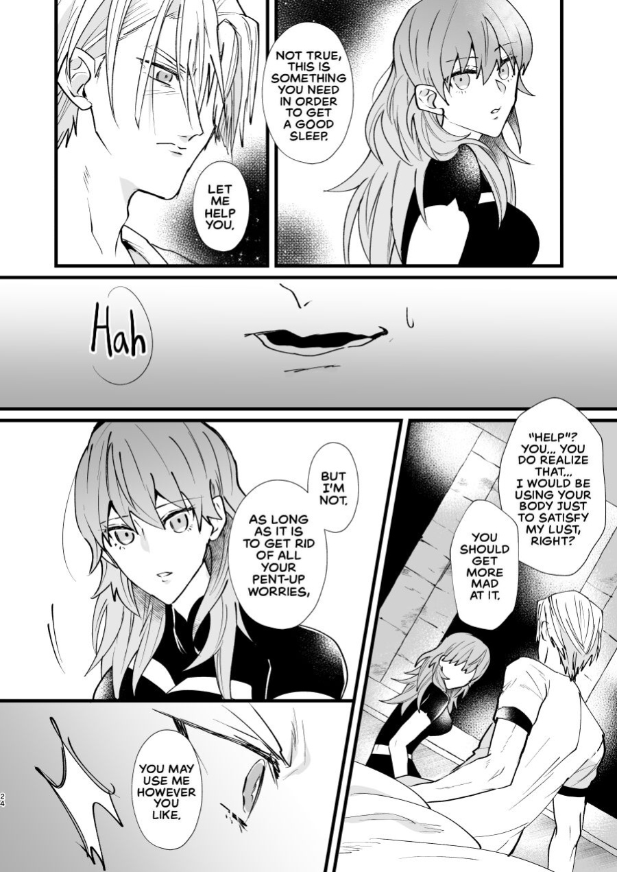 [Inugoya ni Boku (Jinta)] Nenai Ko Dare da | Who is the Restless Child? (Fire Emblem: Three Houses) [The Crimson Star]