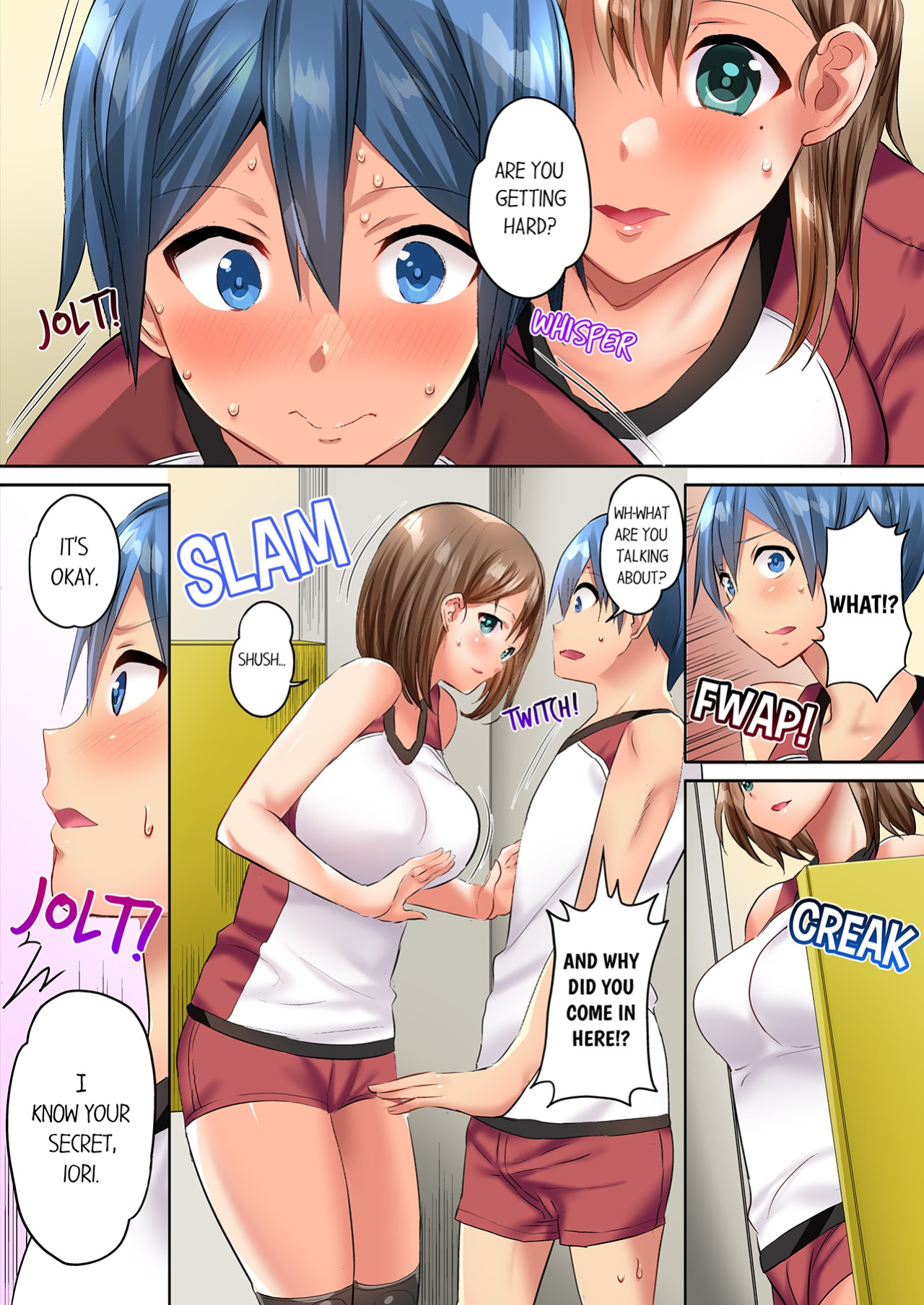 [Kazutaro] Hitozuma Volley-bu no Asedaku SEX ~Shower Abinagara Micchaku Shichau? 1-2 | Married Women's Volleyball Club Sweaty Sex - We're Being Glued Together While Taking A Shower? 1-2