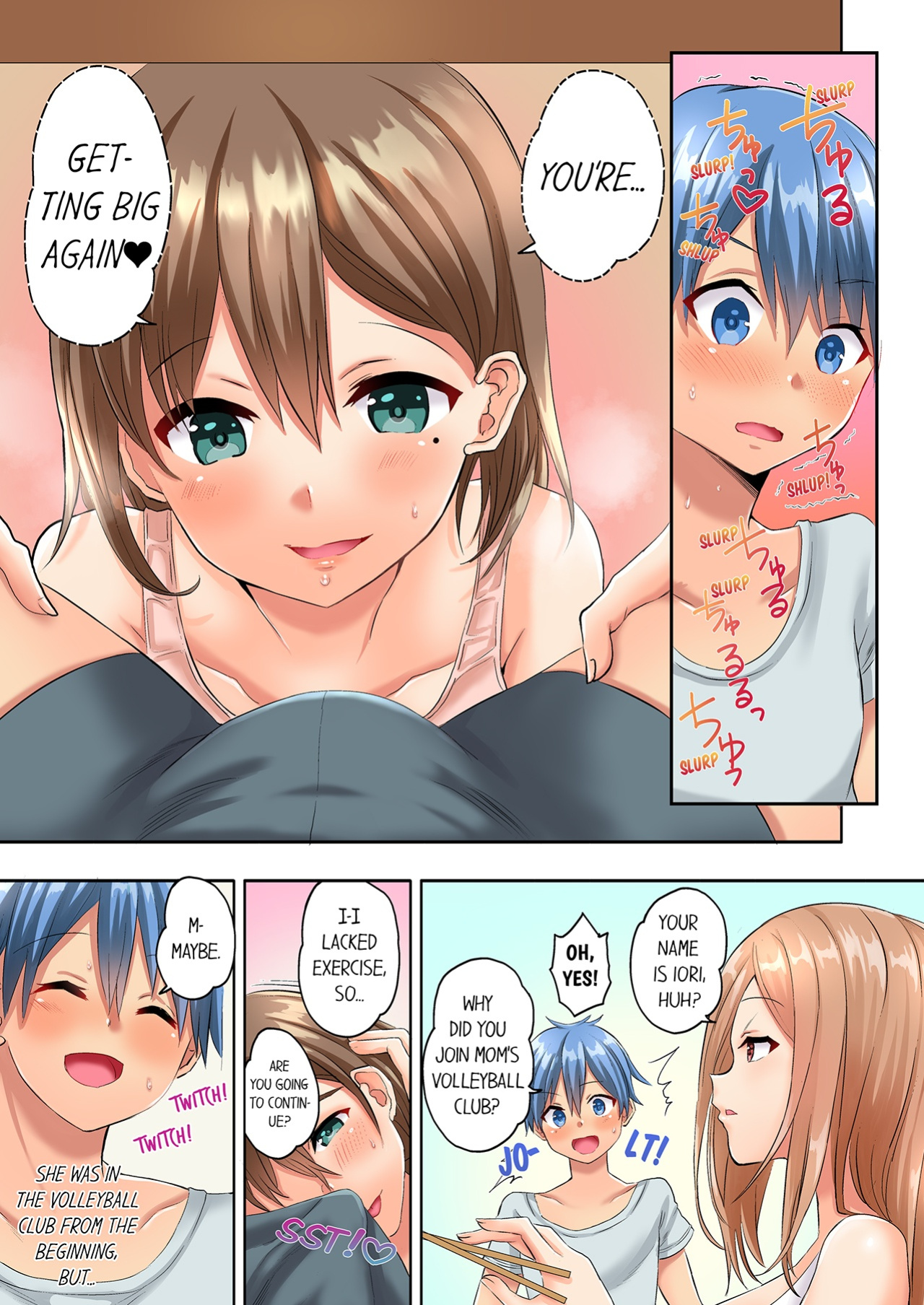 [Kazutaro] Hitozuma Volley-bu no Asedaku SEX ~Shower Abinagara Micchaku Shichau? 1-2 | Married Women's Volleyball Club Sweaty Sex - We're Being Glued Together While Taking A Shower? 1-2