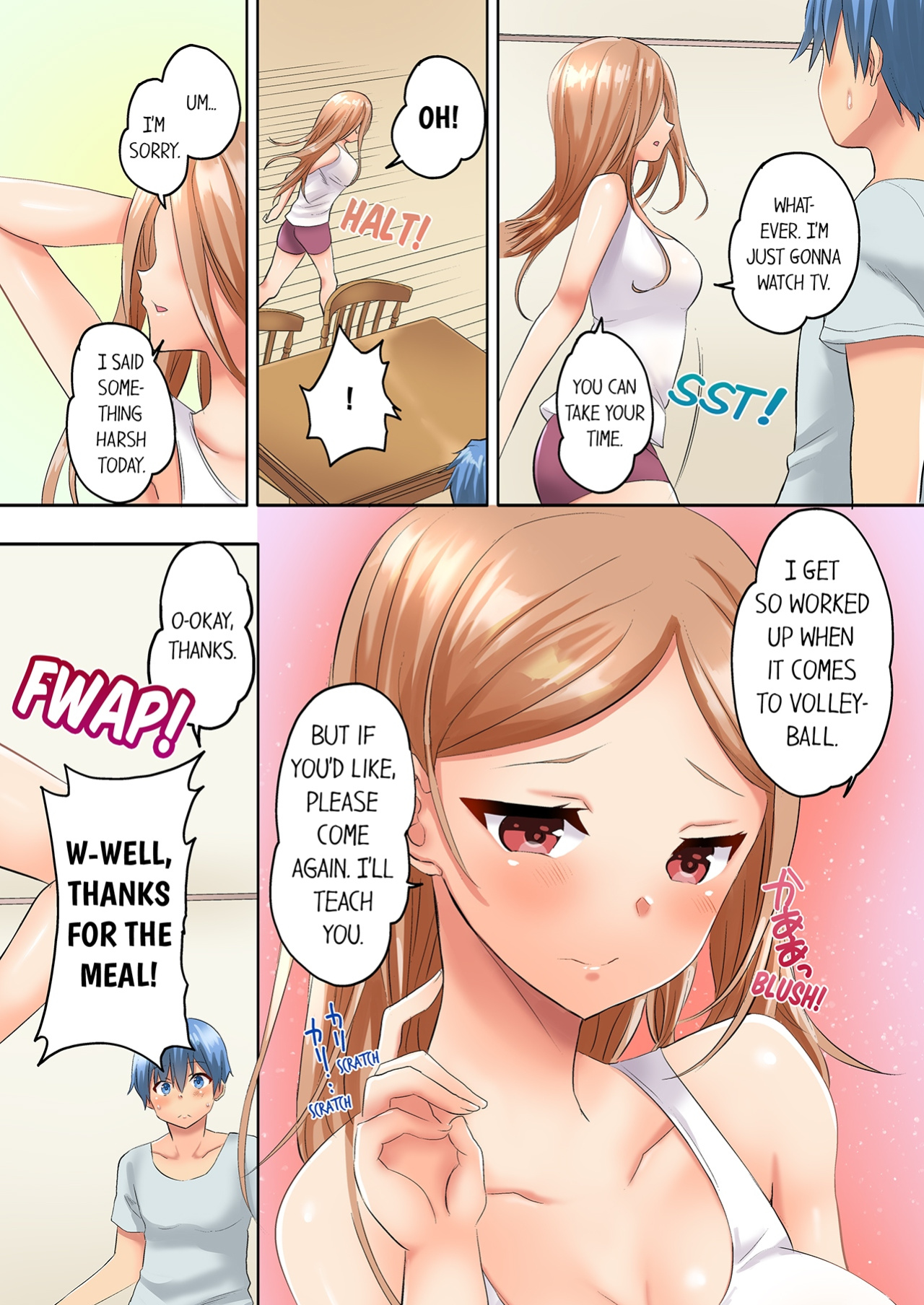 [Kazutaro] Hitozuma Volley-bu no Asedaku SEX ~Shower Abinagara Micchaku Shichau? 1-2 | Married Women's Volleyball Club Sweaty Sex - We're Being Glued Together While Taking A Shower? 1-2