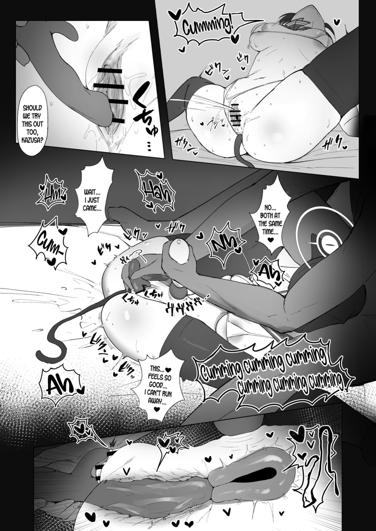 [Mannen Junyuuki] KAZUSAddiction II -Kyouyama Chuudoku- II (Blue Archive) [SDTLs]