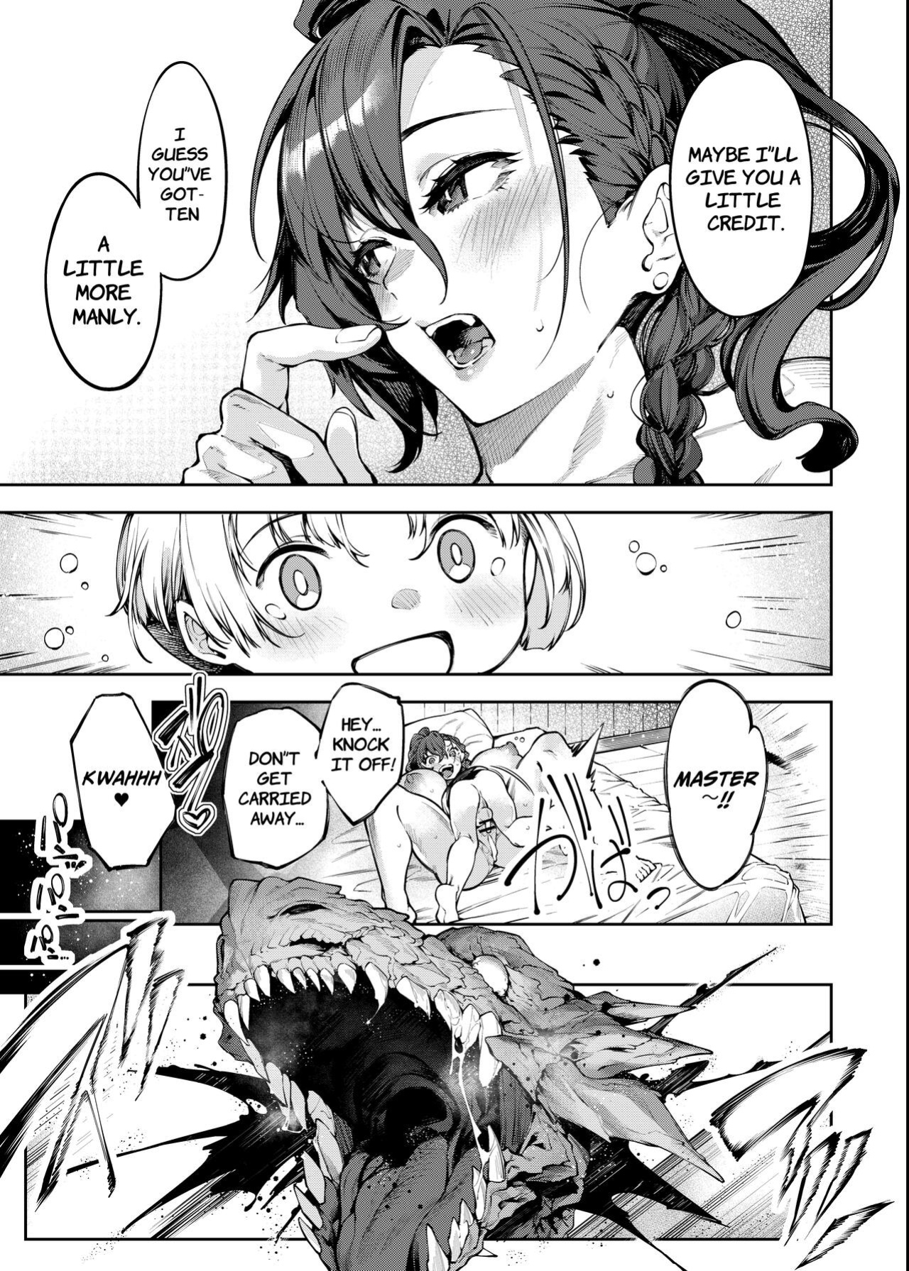 [I'm moralist (Yanagihara Mitsuki, iapoc)] Inmon Jakutai Joshishou ni Wakarase Ecchisuru Manga | A Manga where a Lewd Crest has weakened my Master [ApricotJam]