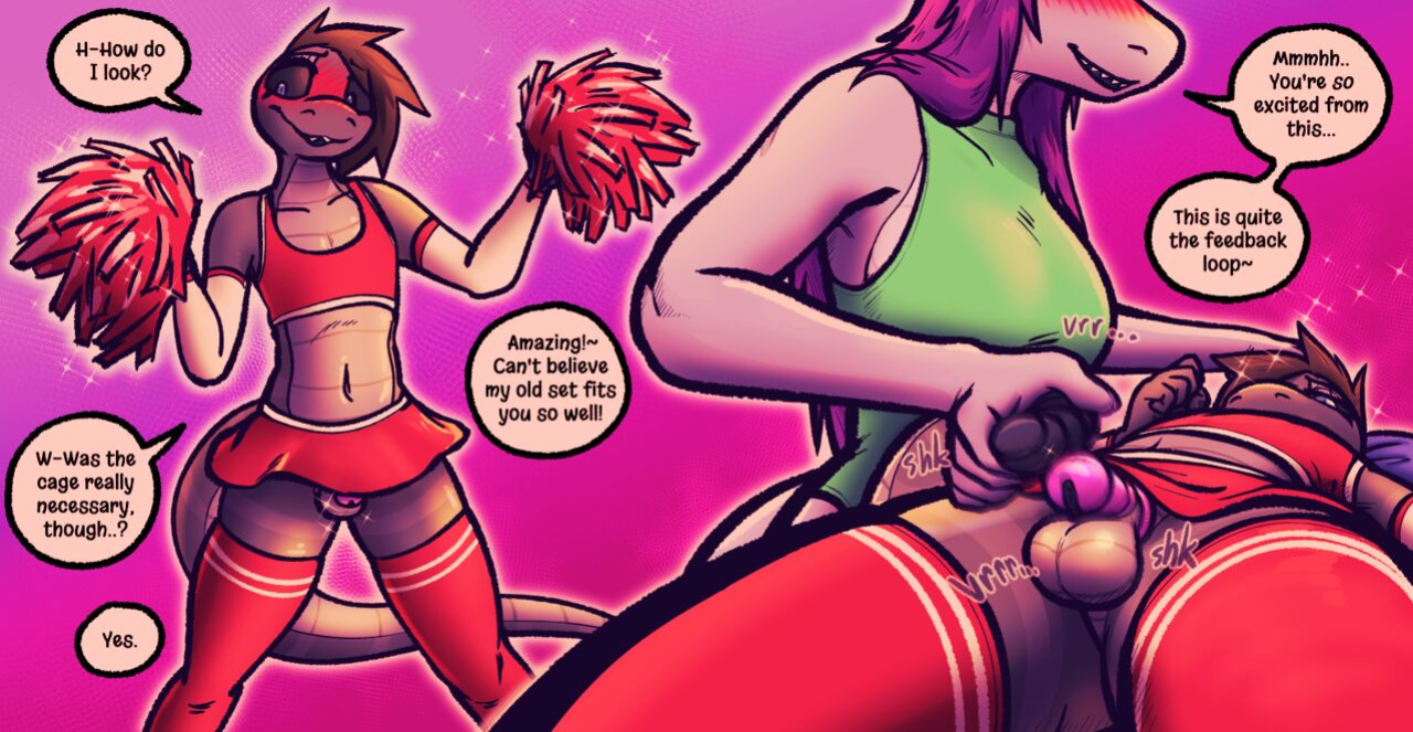[Atrolux] Amon in Monique's Old Cheerleader Outfit